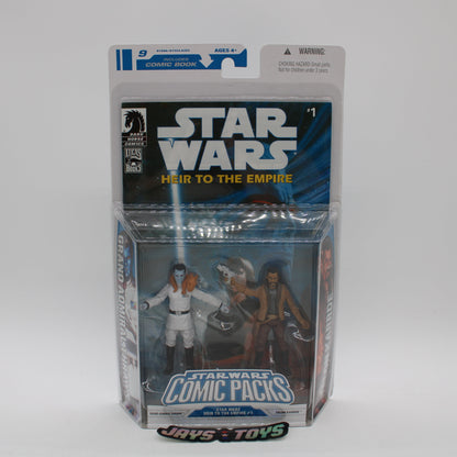 Grand Admiral Thrawn & Talon Karrde Star Wars Comic Packs Heir to the Empire #1 Action Figures