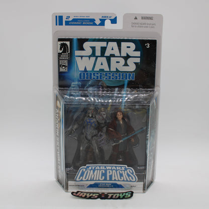 Anakin Skywalker & Durge Star Wars Comic Packs Obsession #3 Action Figures