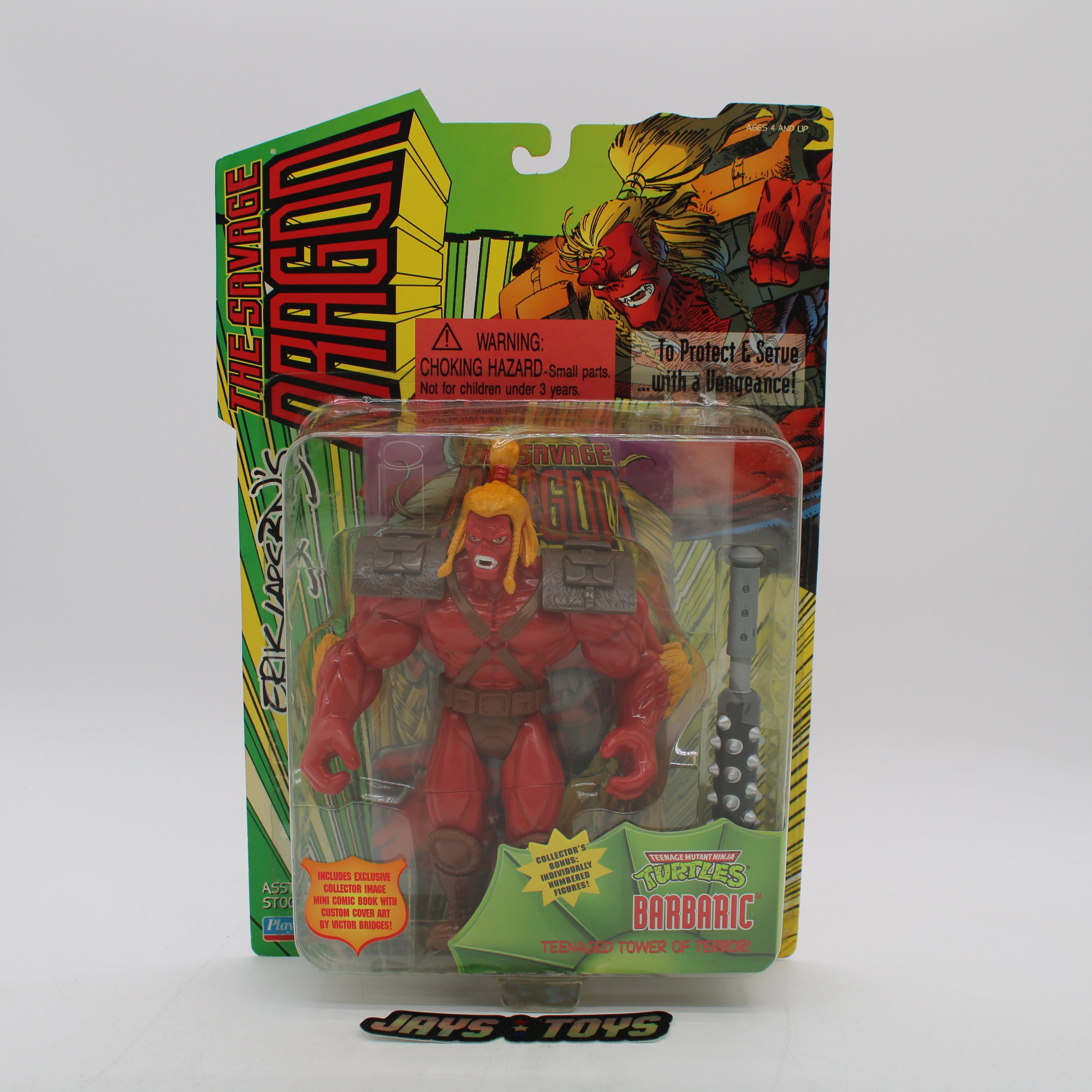 Barbaric The Savage Dragon Series Teenage Mutant Ninja Turtles Action Figure