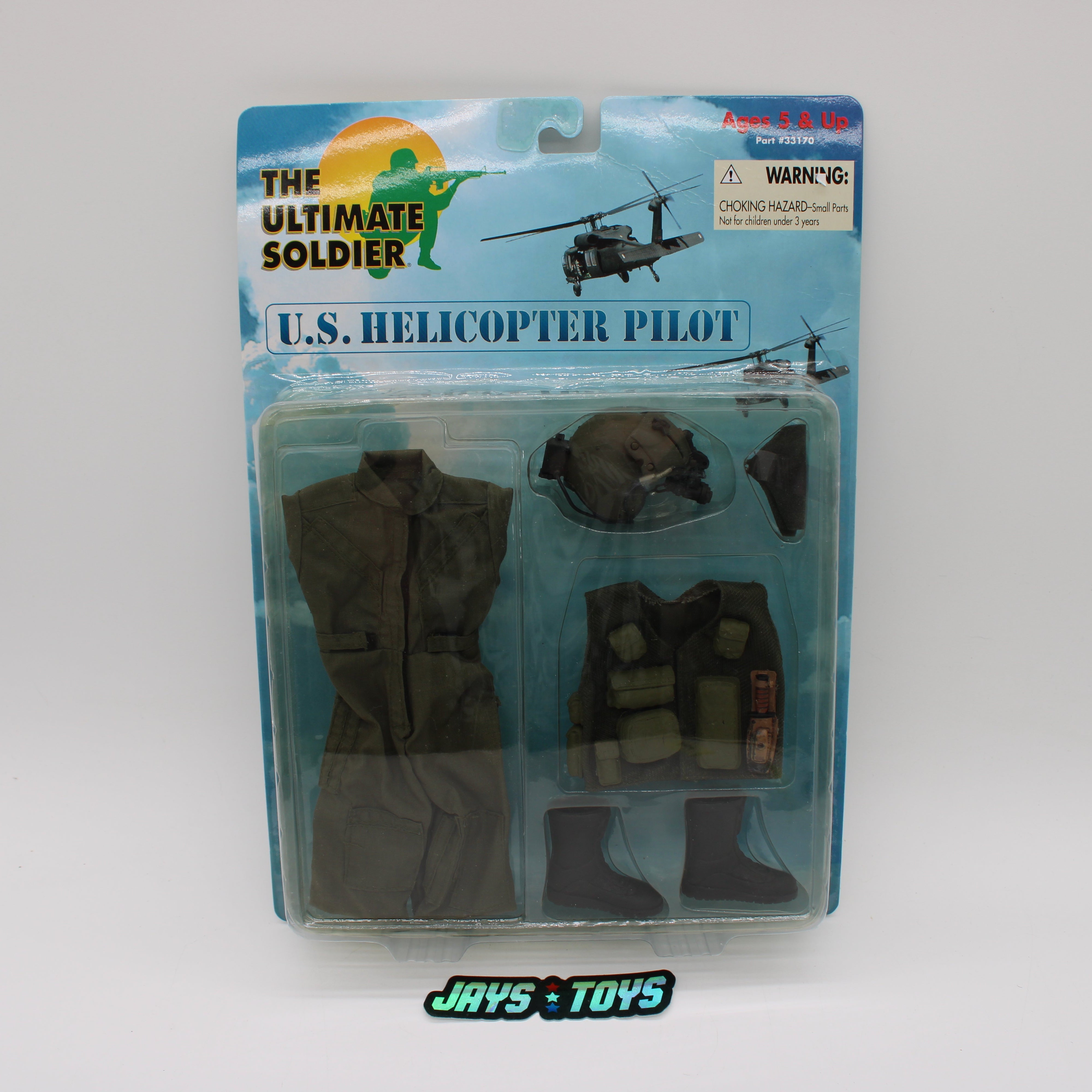 U.S. Helicopter Pilot The Ultimate Soldier Action Figure Accessories