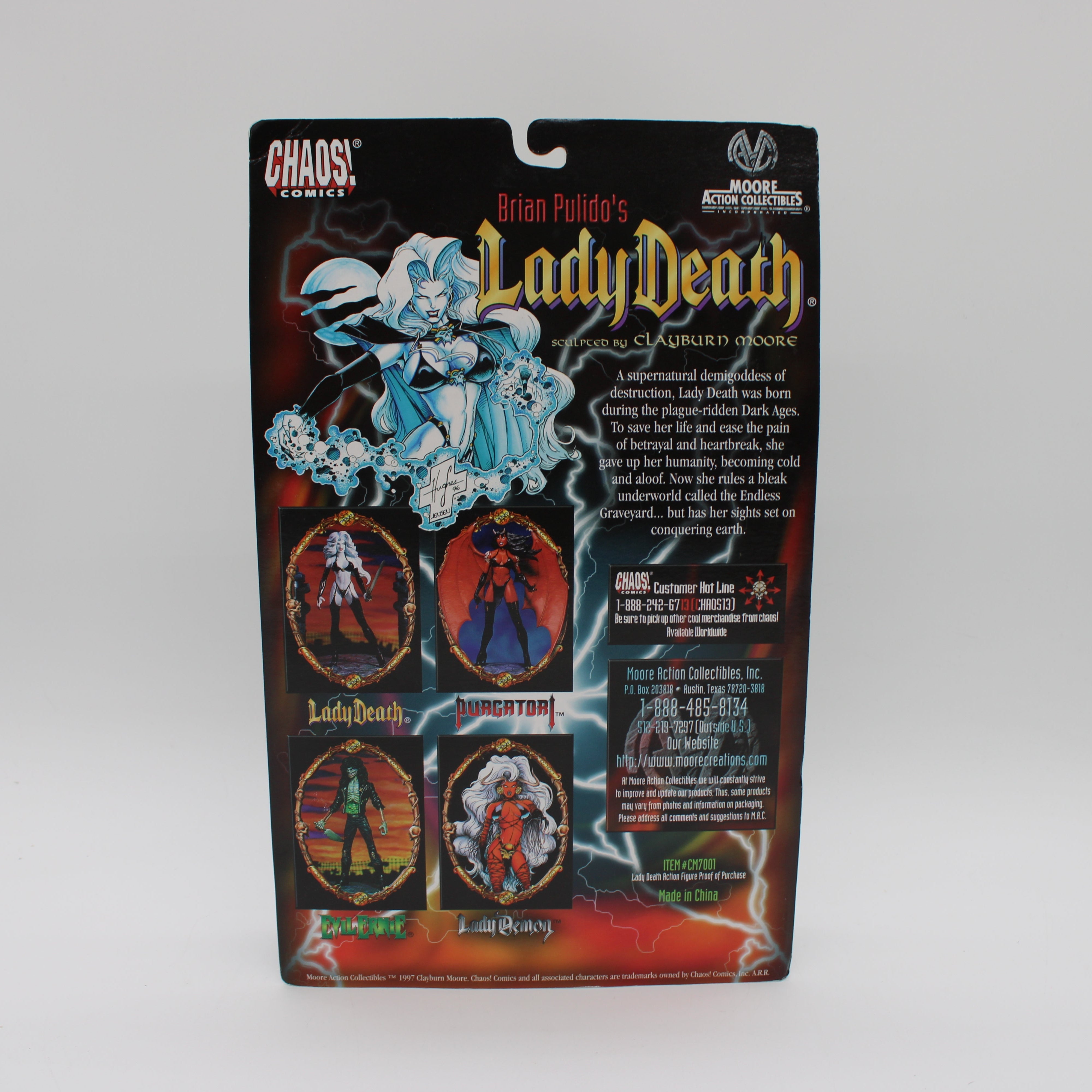 Lady Death Glow in the Dark Chaos! Comics Action Figure