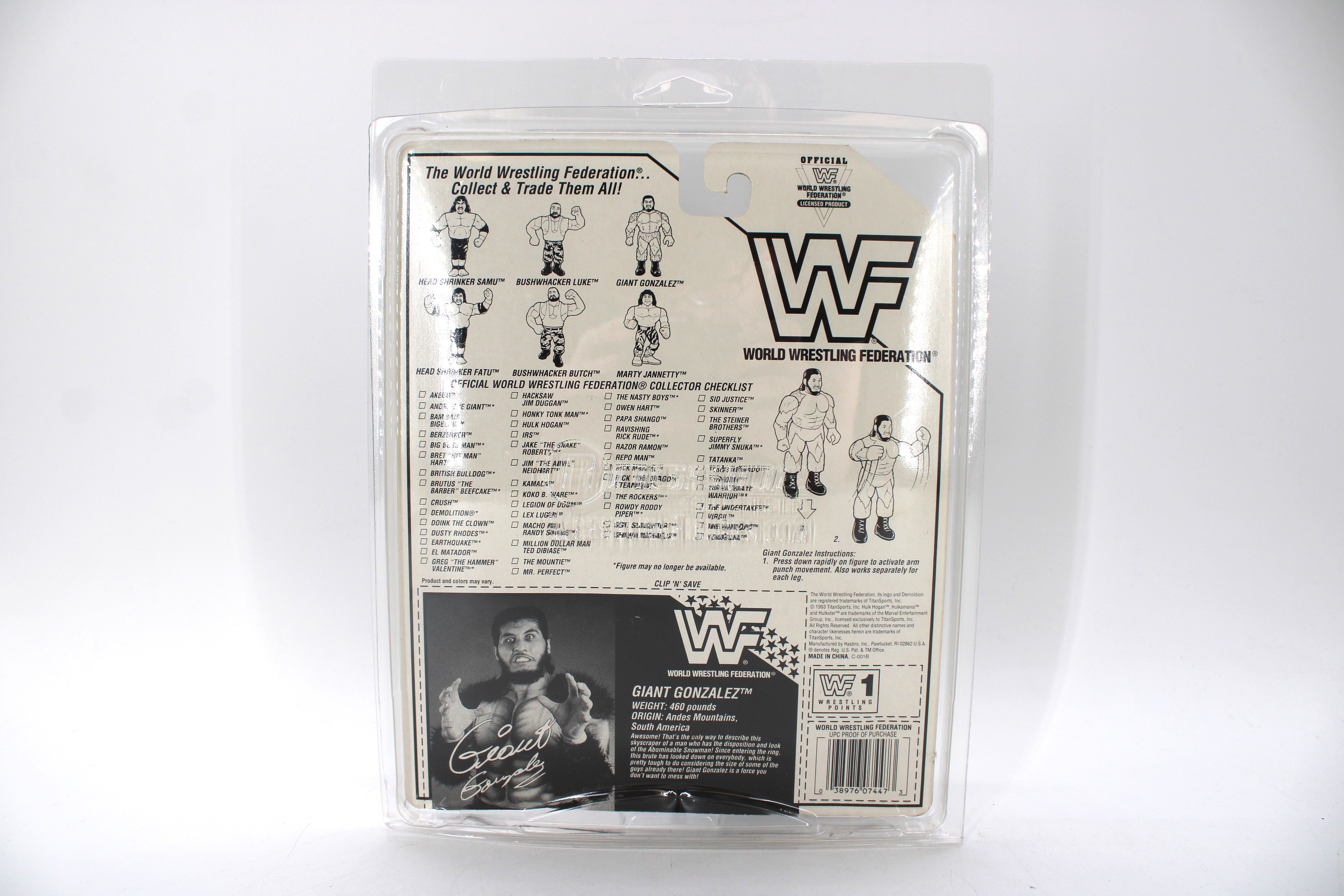 Giant Gonzalez WWF 5-Inch Action Figure | Jay's Toys