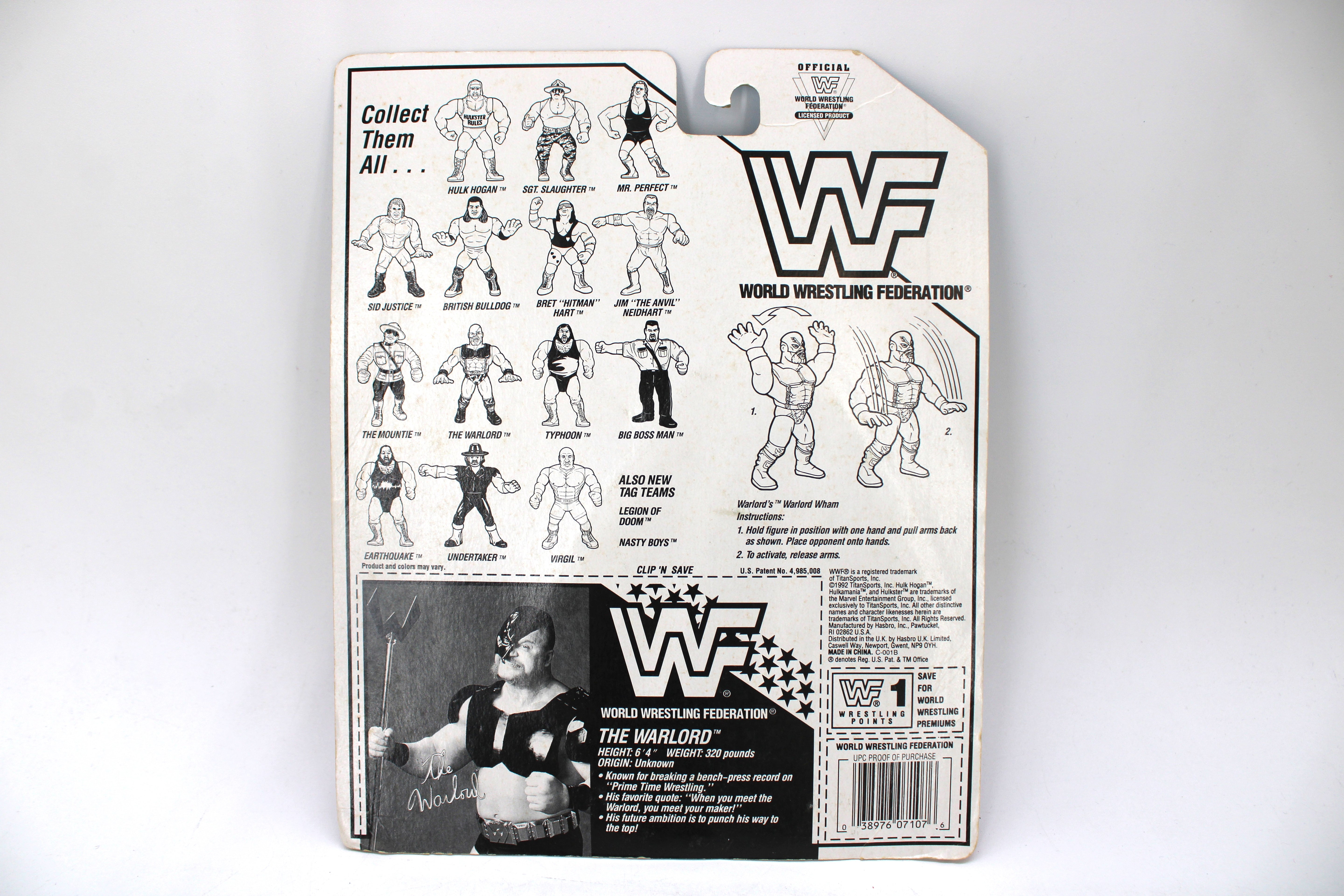 WWF The Warlord Action Figure (1992)
