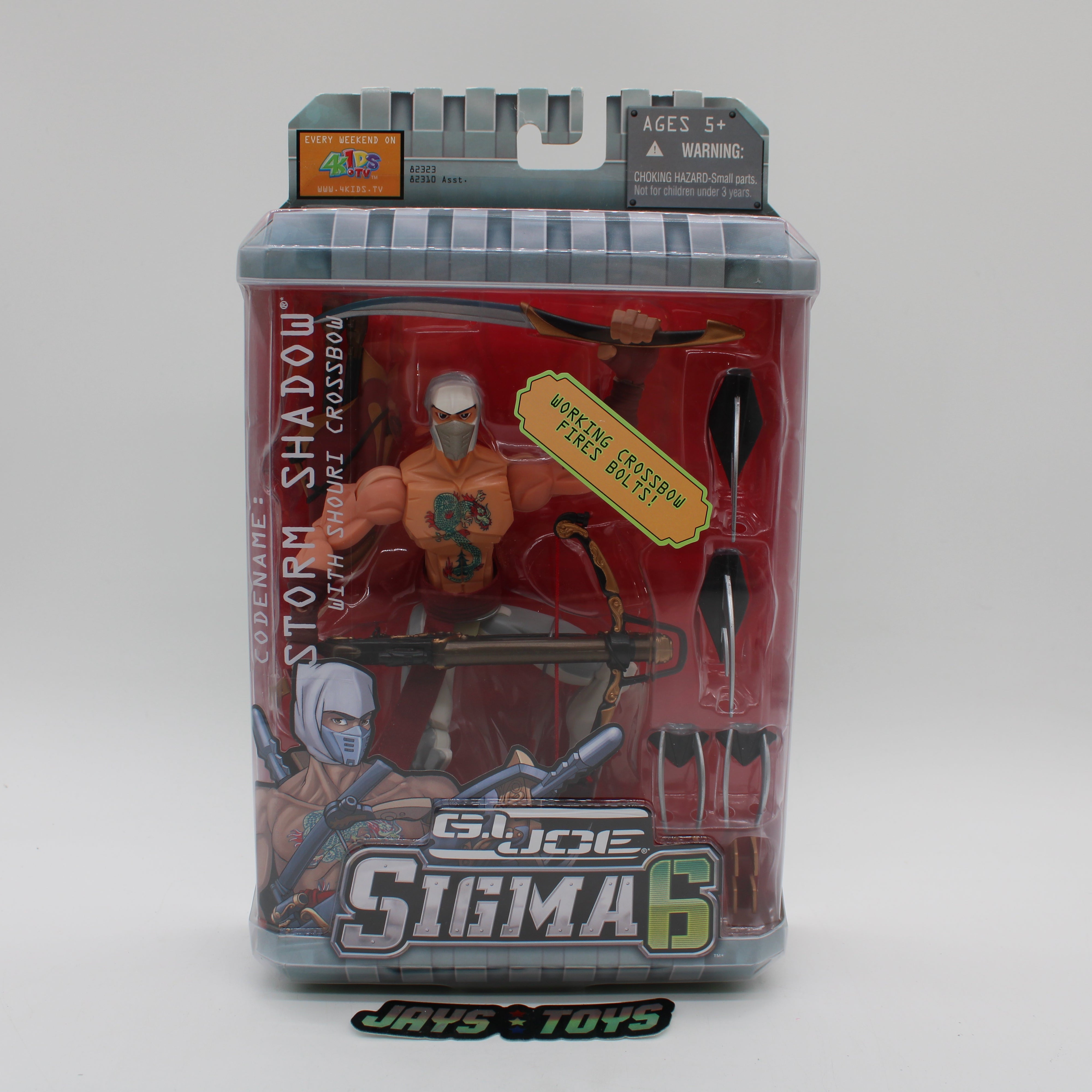 Storm Shadow with Shouri Crossbow G.I. Joe Sigma 6 Action Figure