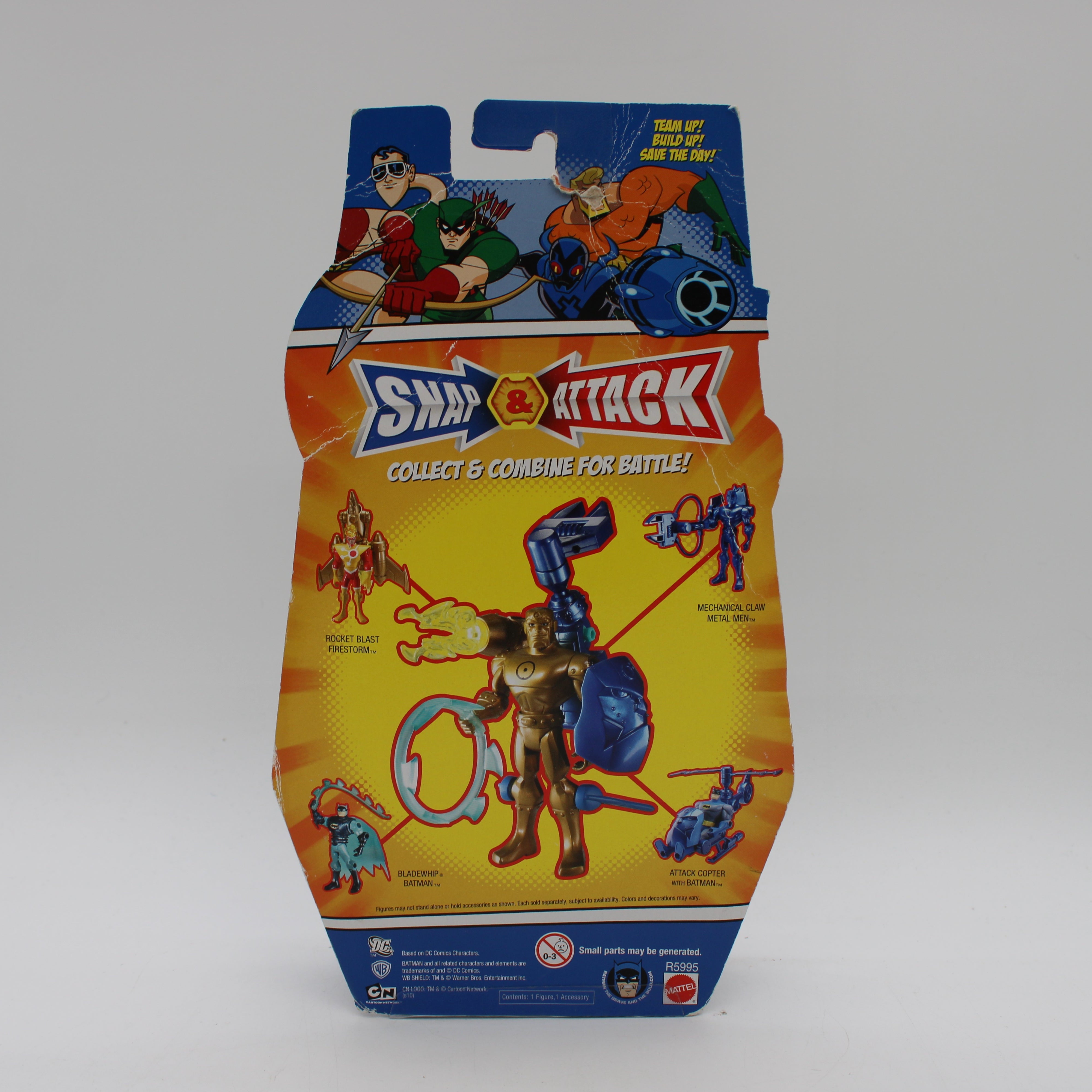 Gold Metal Men with Super Attack Starro Batman The Brave and the Bold Action Figure