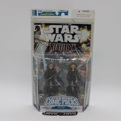 Luke Skywalker & Deena Shan Star Wars Rebellion #3 Comic Packs Action Figure