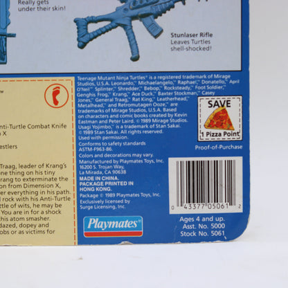 General Traag with Laser Blaster and Stunlaser Rifle Teenage Mutant Ninja Turtles Action Figure