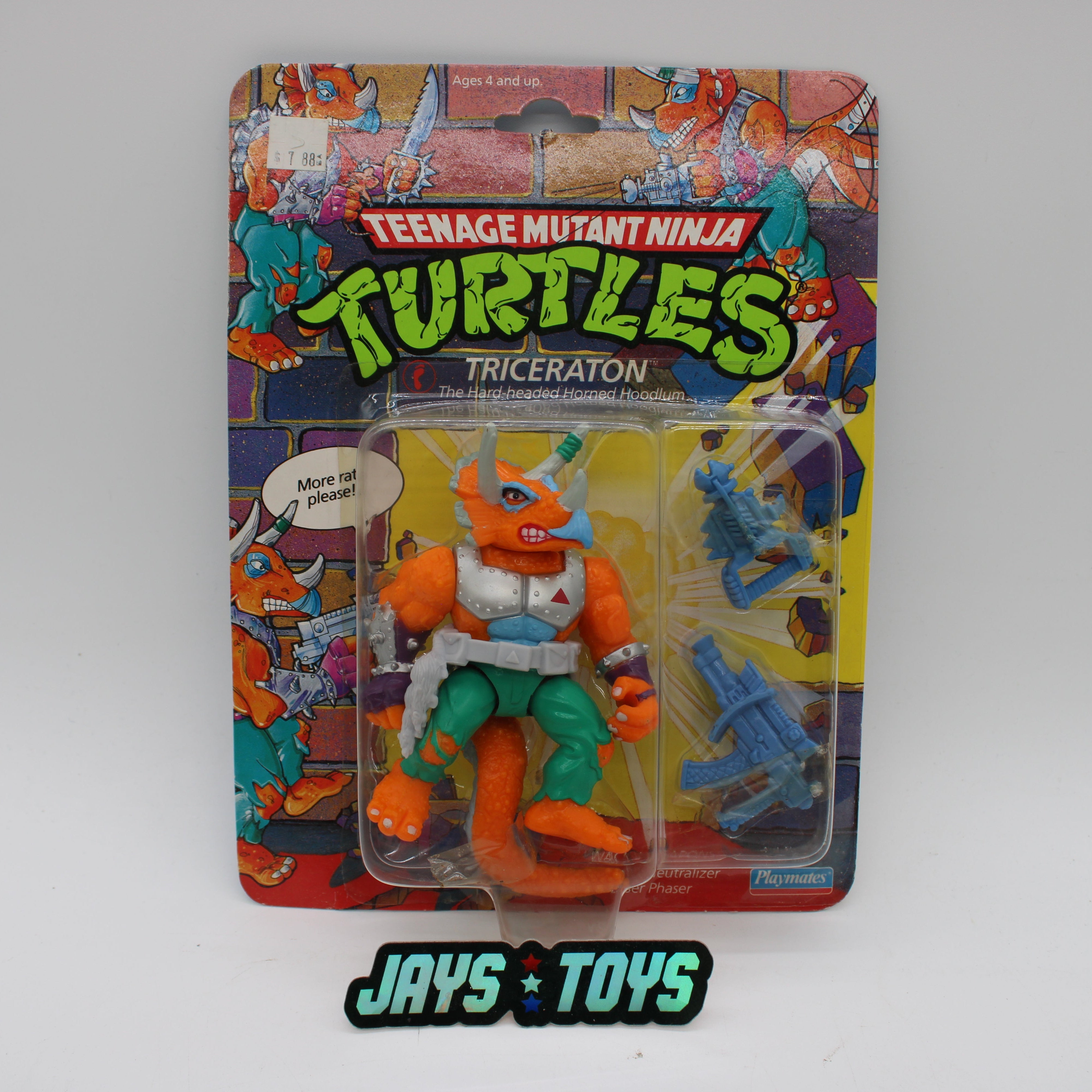 Triceraton with Neutron Neutralizer Teenage Mutant Ninja Turtles Action Figure