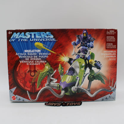 Skeletor with Attack Squid Vehicle Masters of the Universe Action Figure