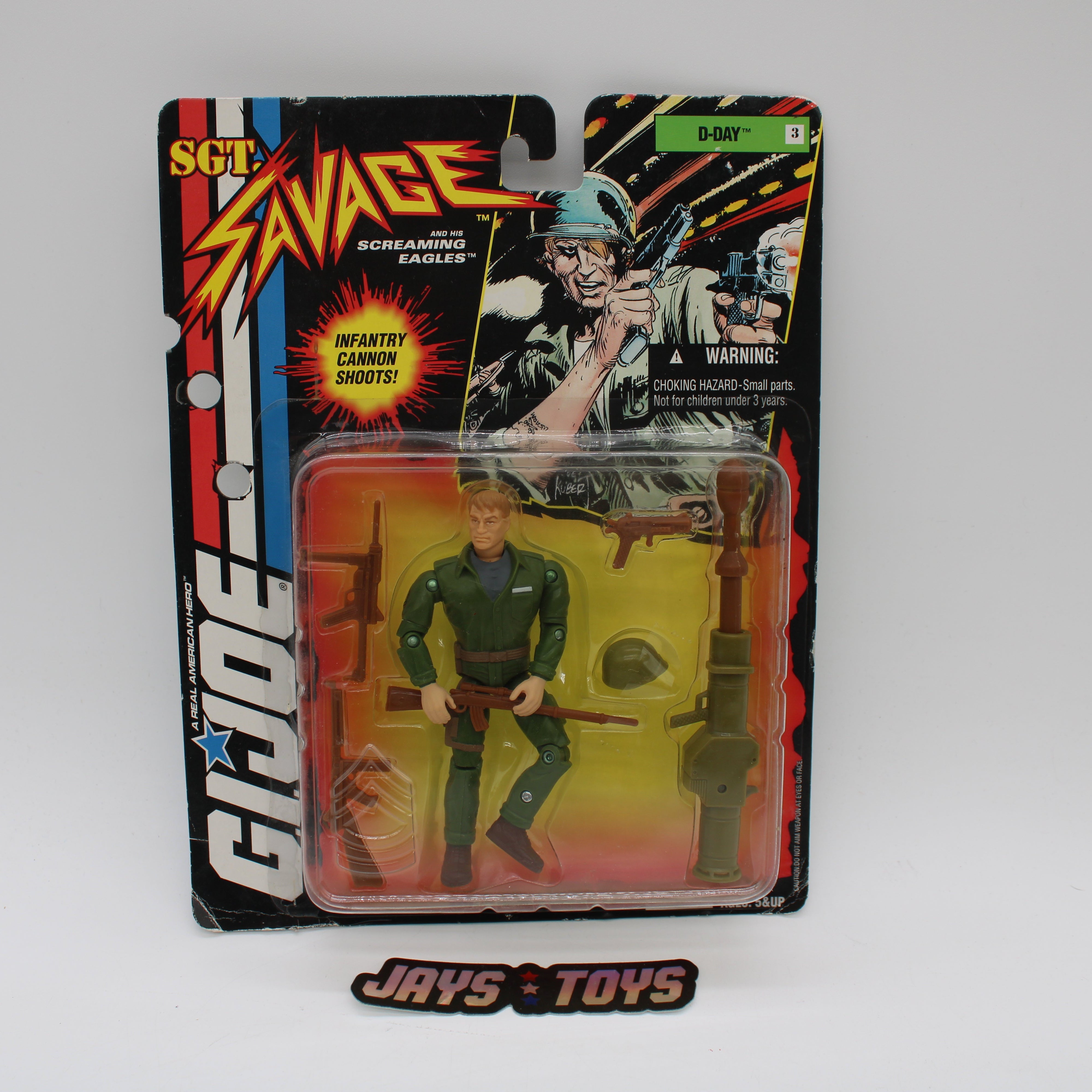 D-Day G.I. Joe Sgt. Savage and his Screaming Eagles Action Figure