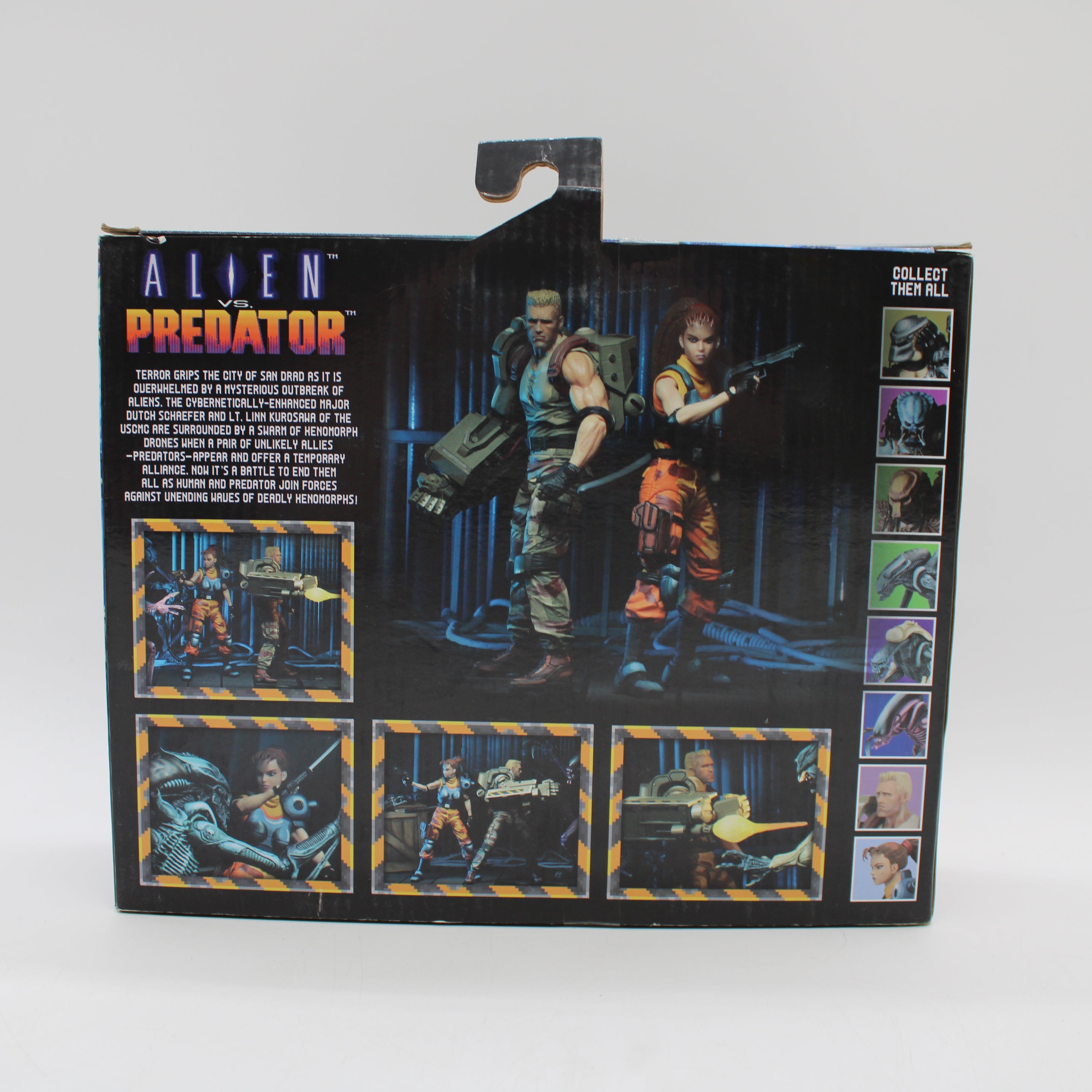 Dutch and Linn Alien Vs. Predator Reel Toys Action Figure Set