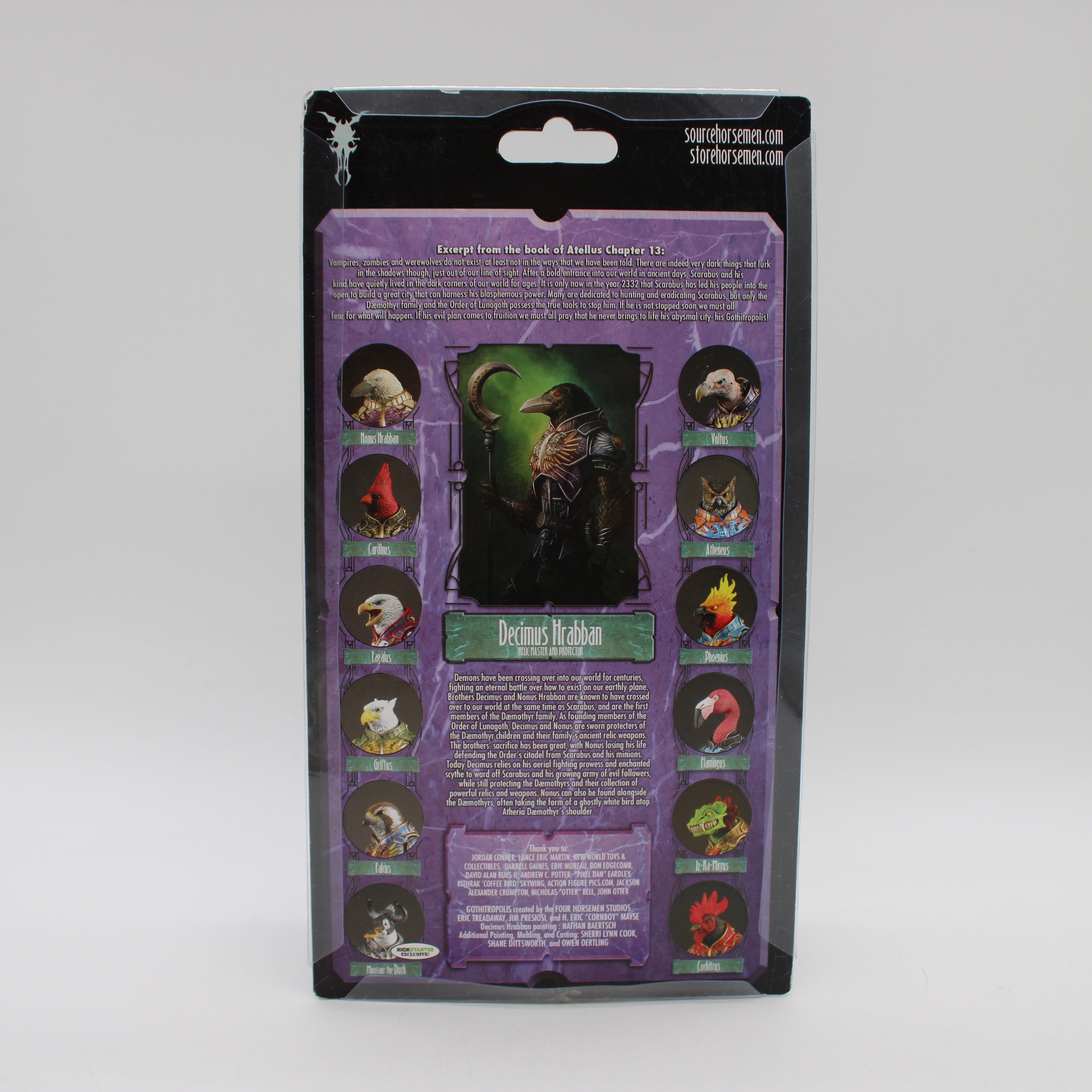 Decimus Hrabban Gothitropolis Fantastic Exclusive Action Figure Repack