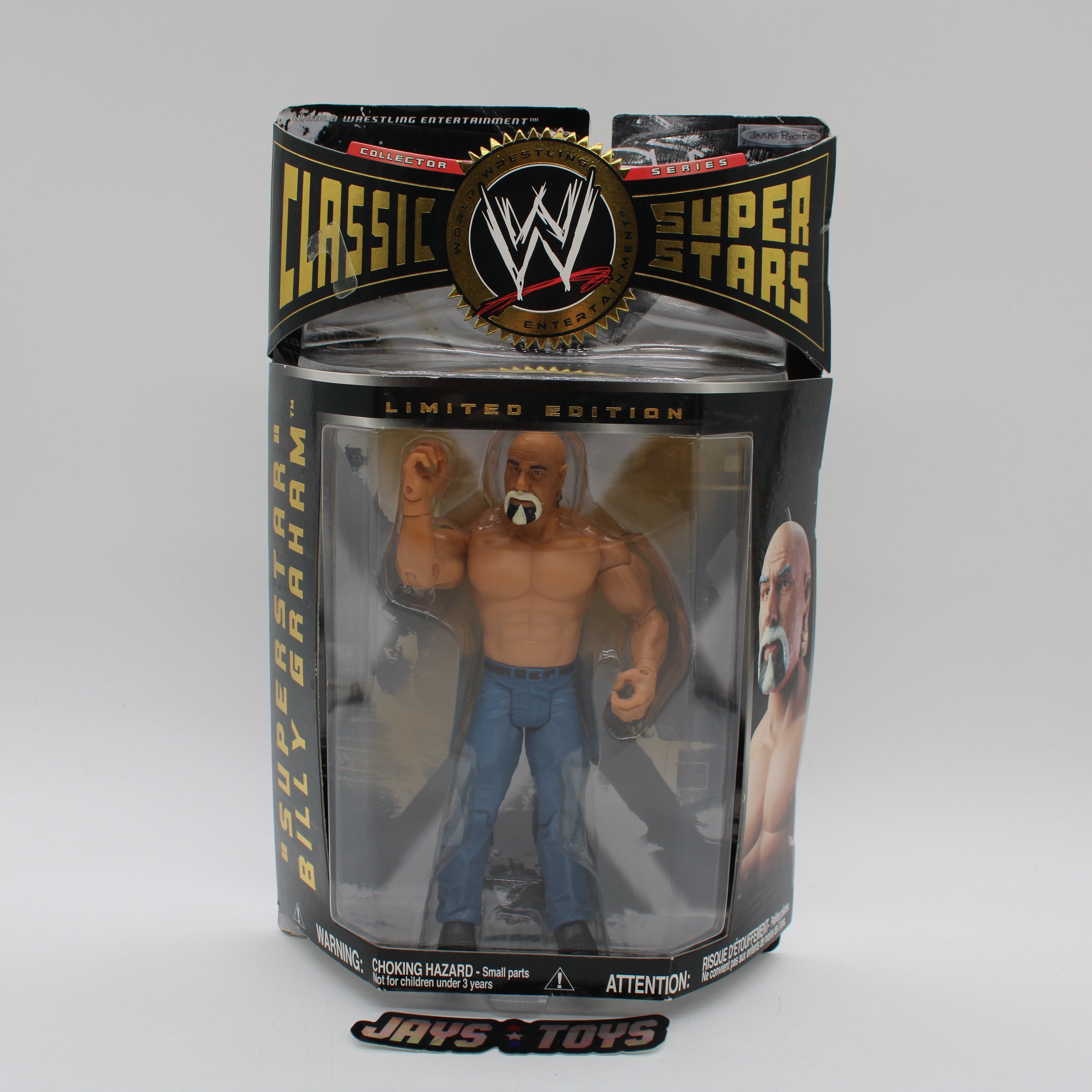 Limited Edition "Superstar" Billy Graham WWE Classic Super Stars Action Figure