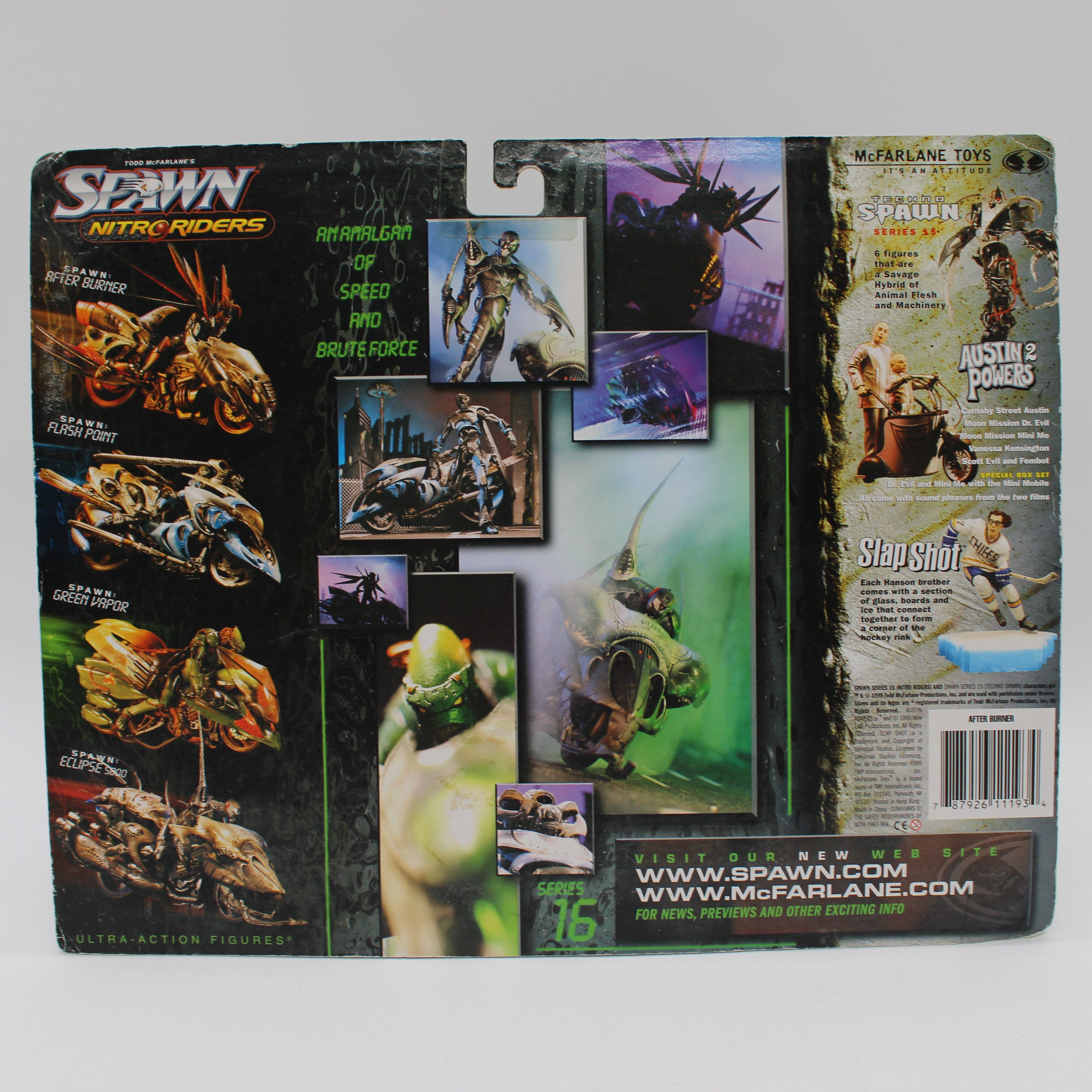 Spawn Nitro Riders After Burner Series 16 Action Figure with Vehicle