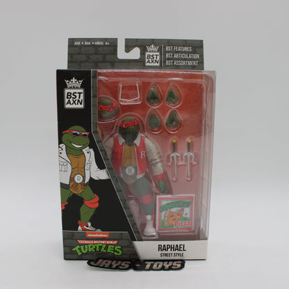 Raphael Street Style Chase Varsity Variant Teenage Mutant Ninja Turtles BST AXN Action Figure