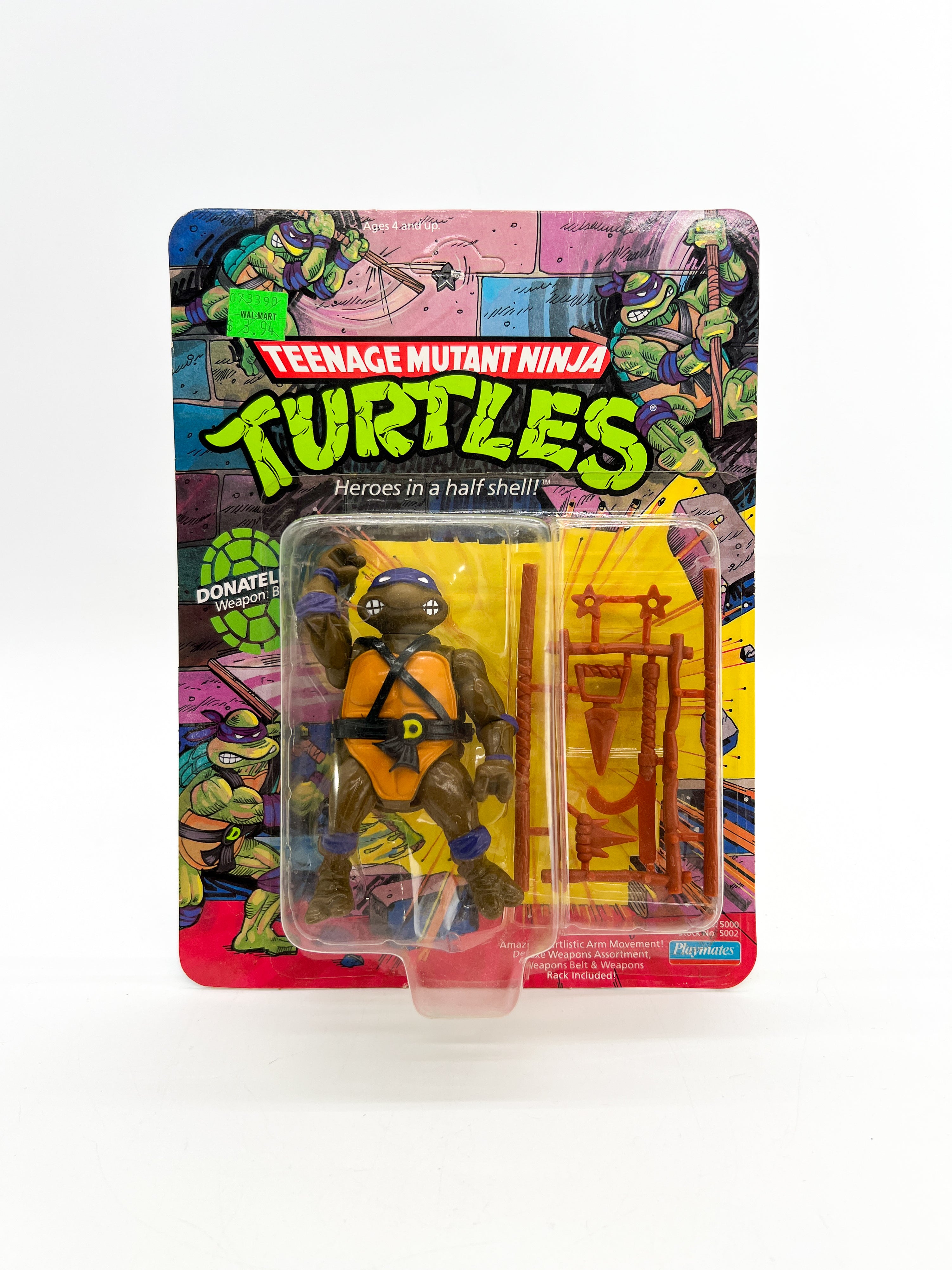 Teenage Mutant Ninja Turtles 1988 Donatello Vintage Action Figure