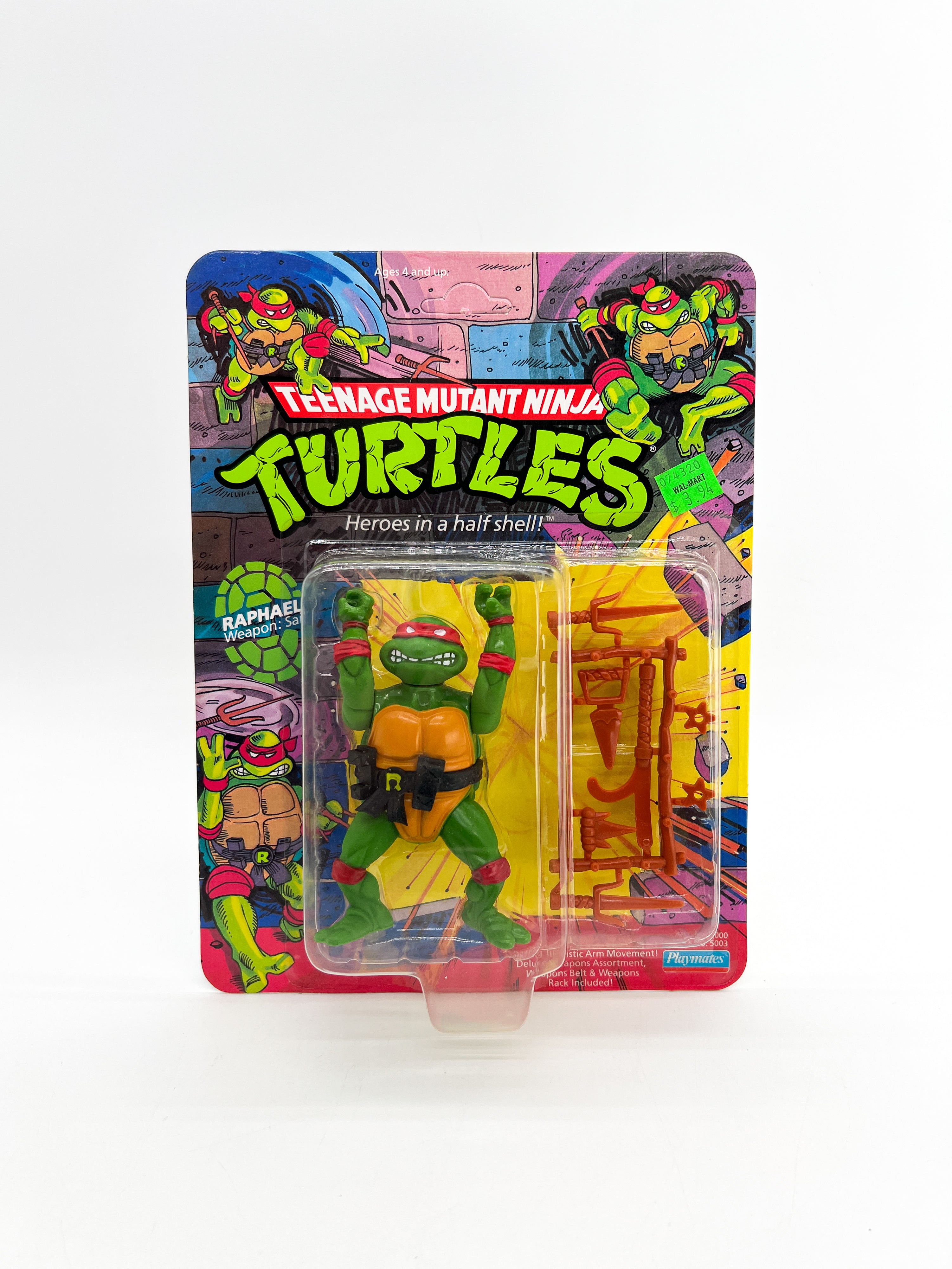 Teenage Mutant Ninja Turtles 1988 Raphael Vintage Action Figure