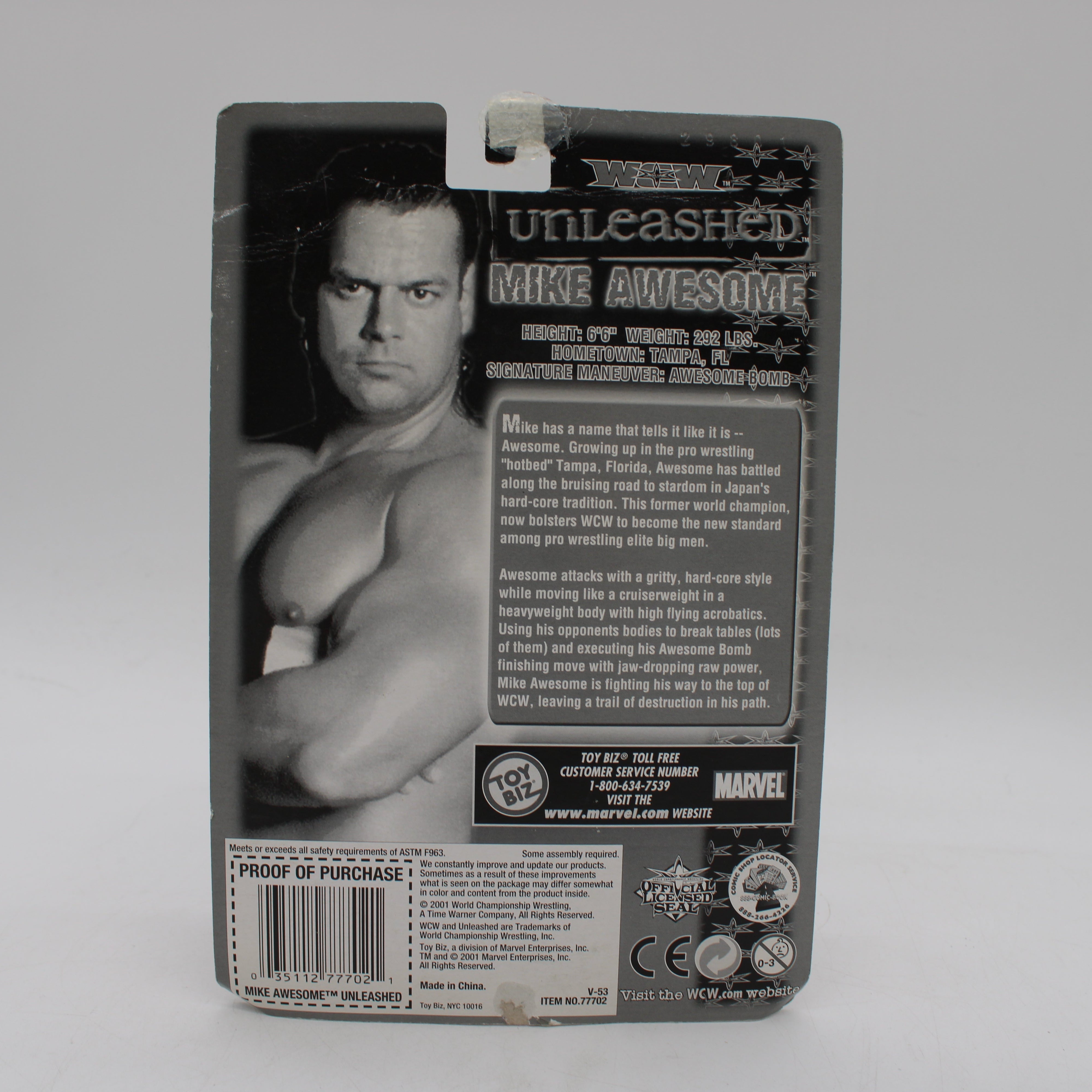 Mike Awesome WCW Unleashed Action Figure