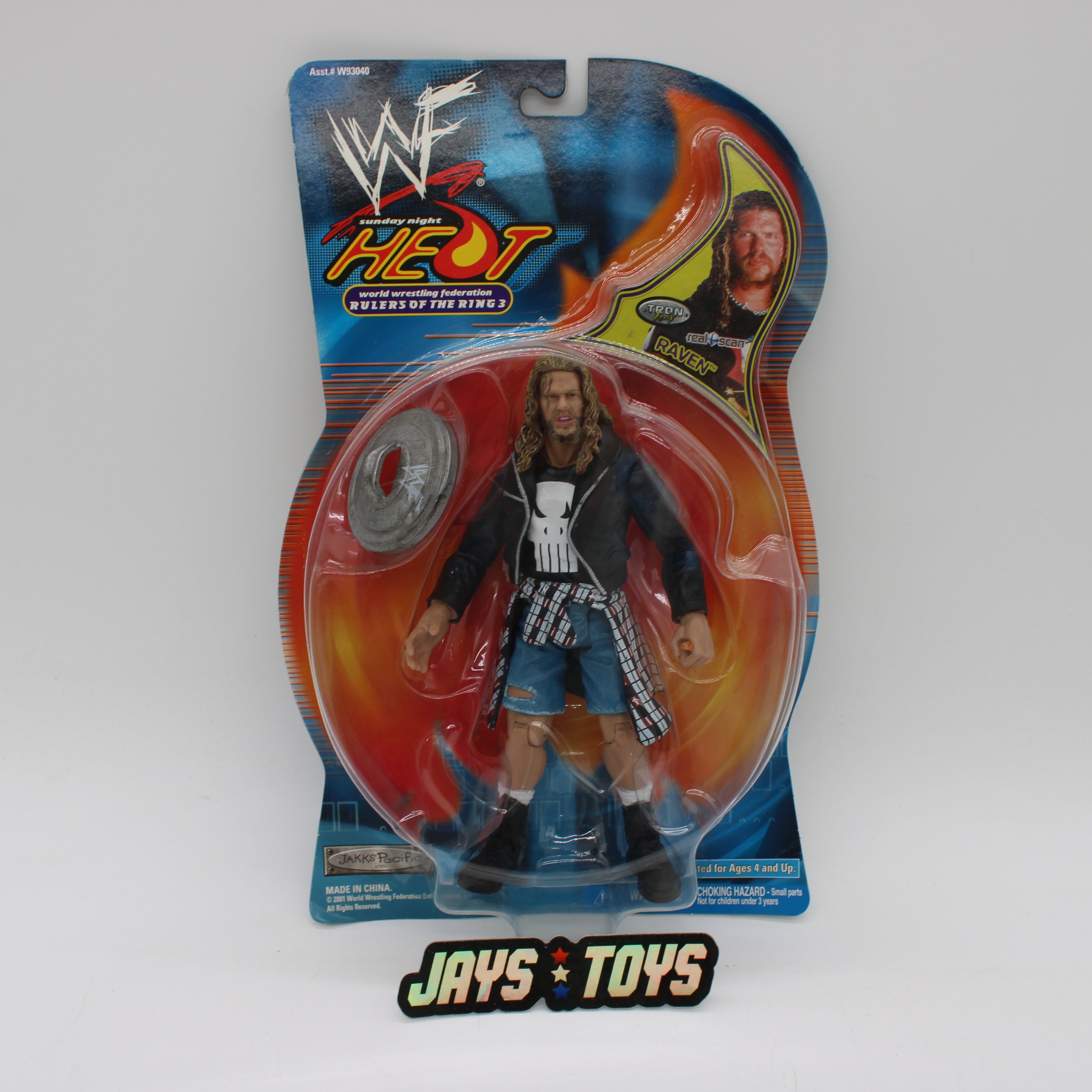 Raven WWF Sunday Night Heat Rulers of the Ring 3 Action Figure