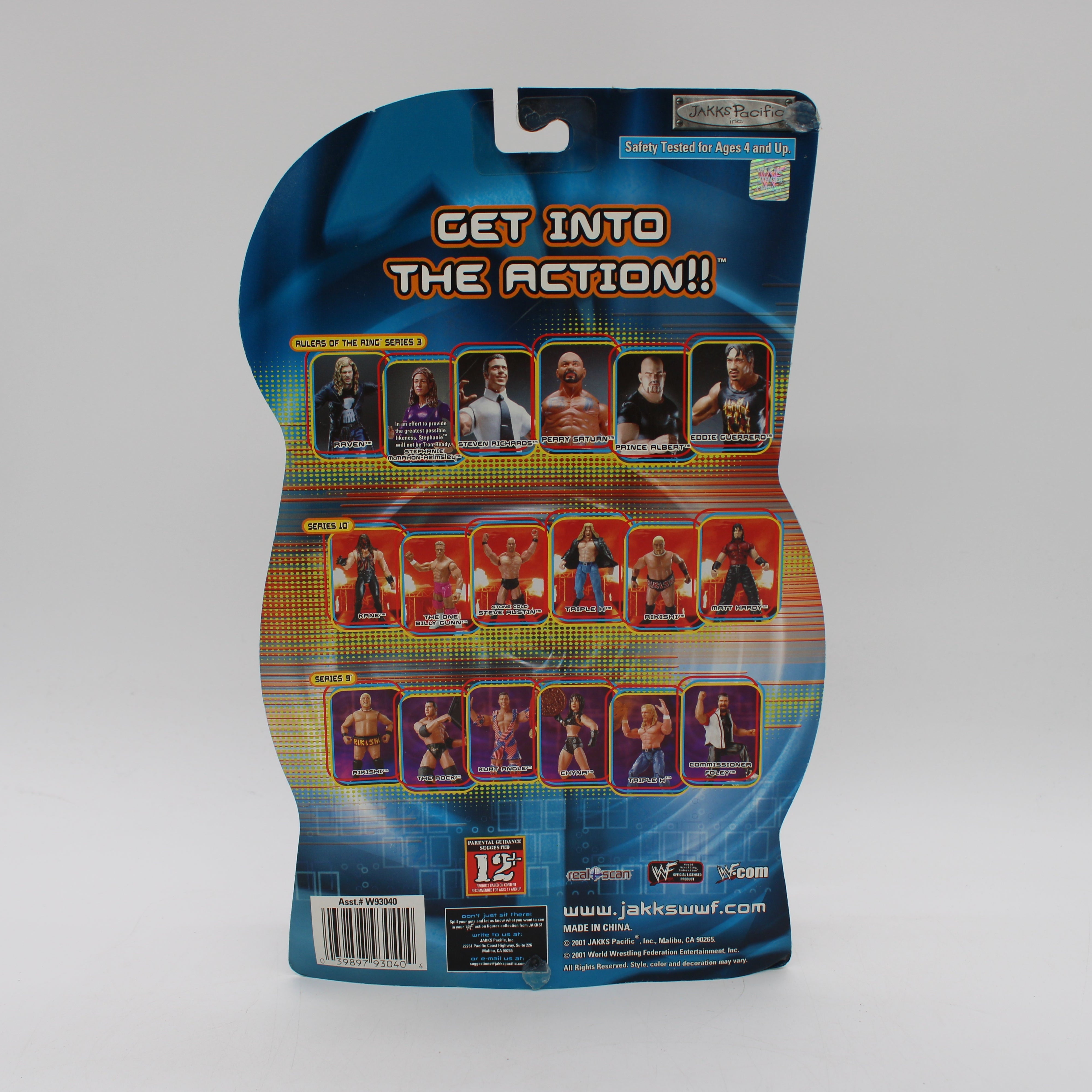 Raven WWF Sunday Night Heat Rulers of the Ring 3 Action Figure