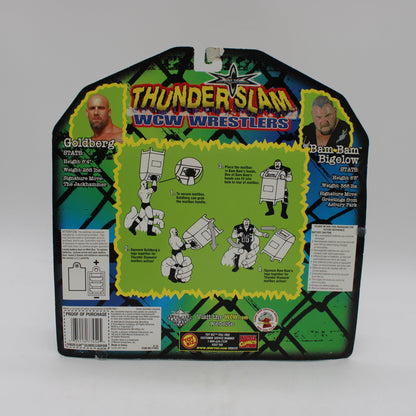 Goldberg & Bam Bam Bigelow WCW Wrestlers Thunder Slam Action Figure Set