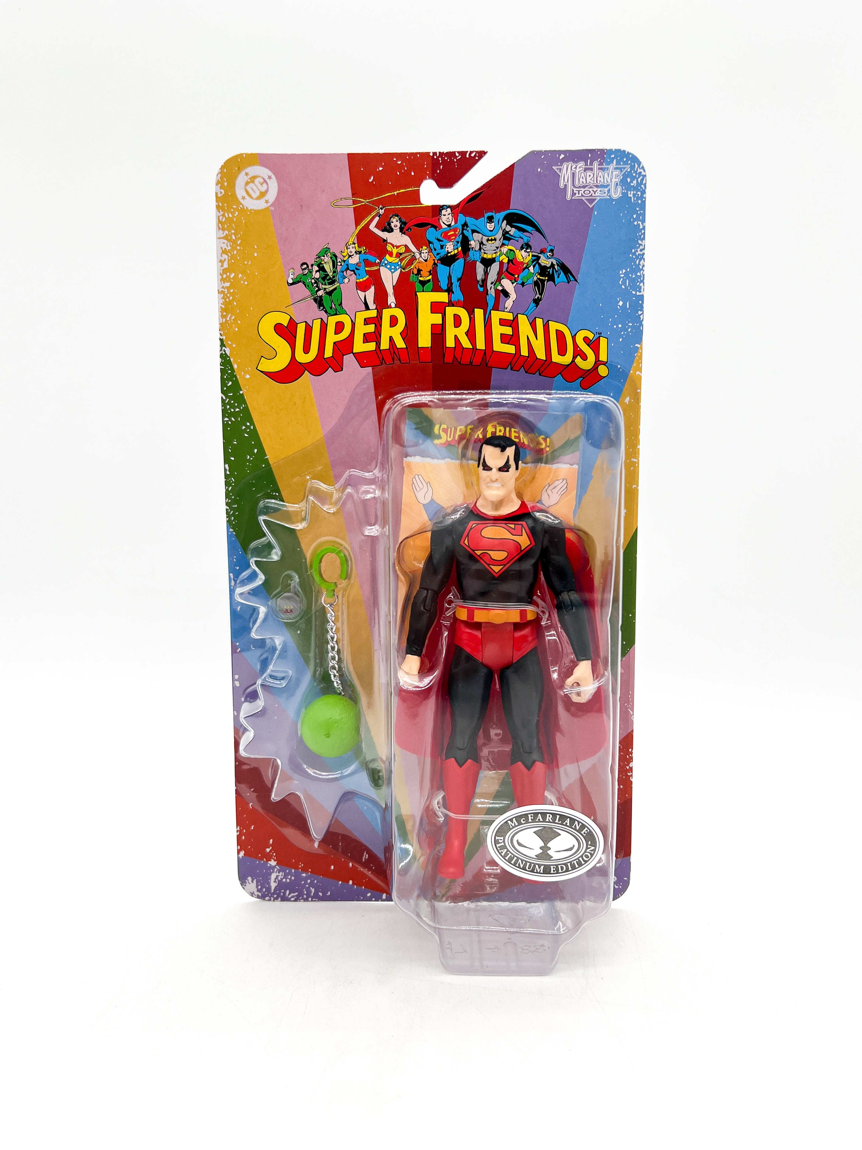Super Friends DC Retro 66 Superman (Universe of Evil) Platinum Edition Action Figure