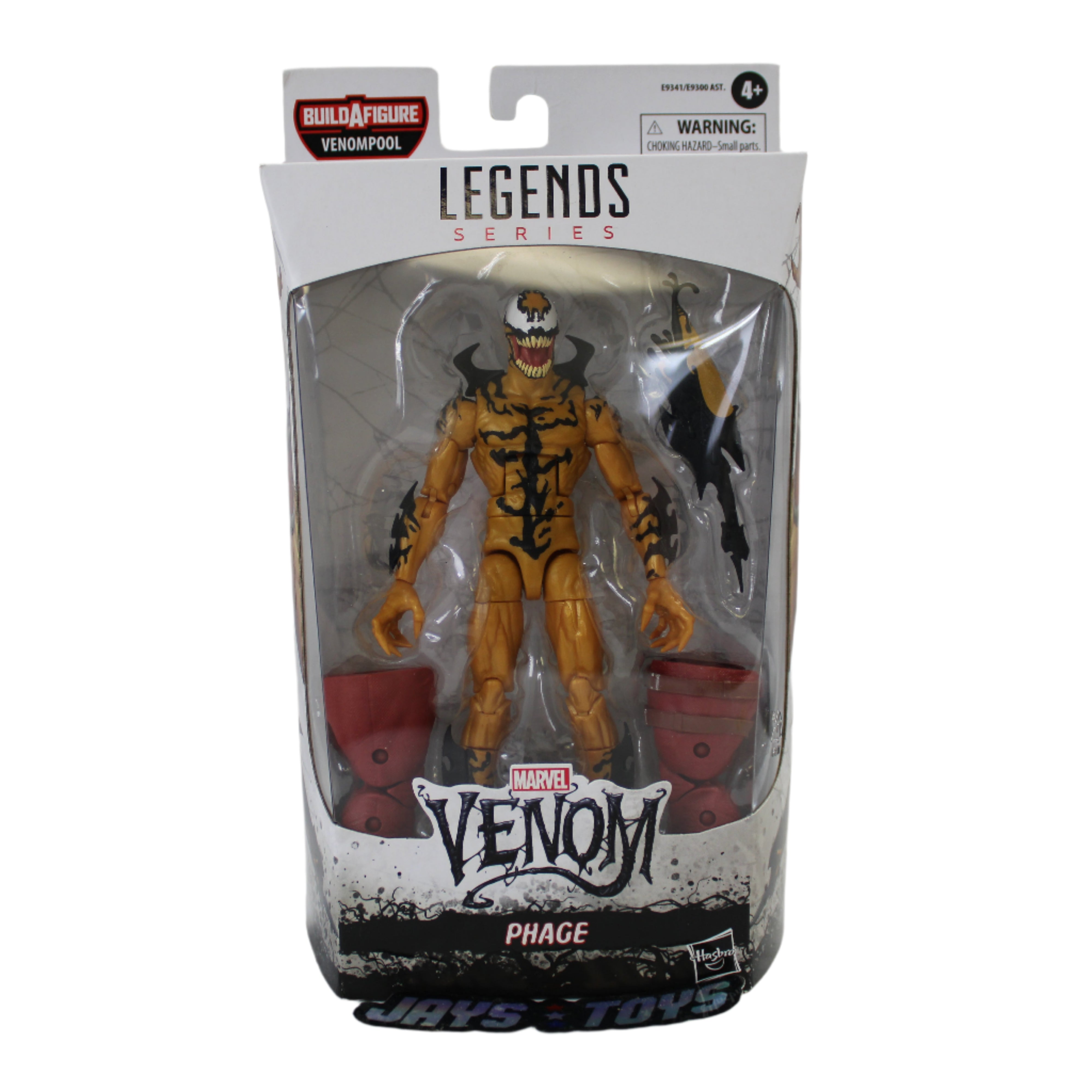 Marvel Legends Venom Phage action figure in packaging on a white background