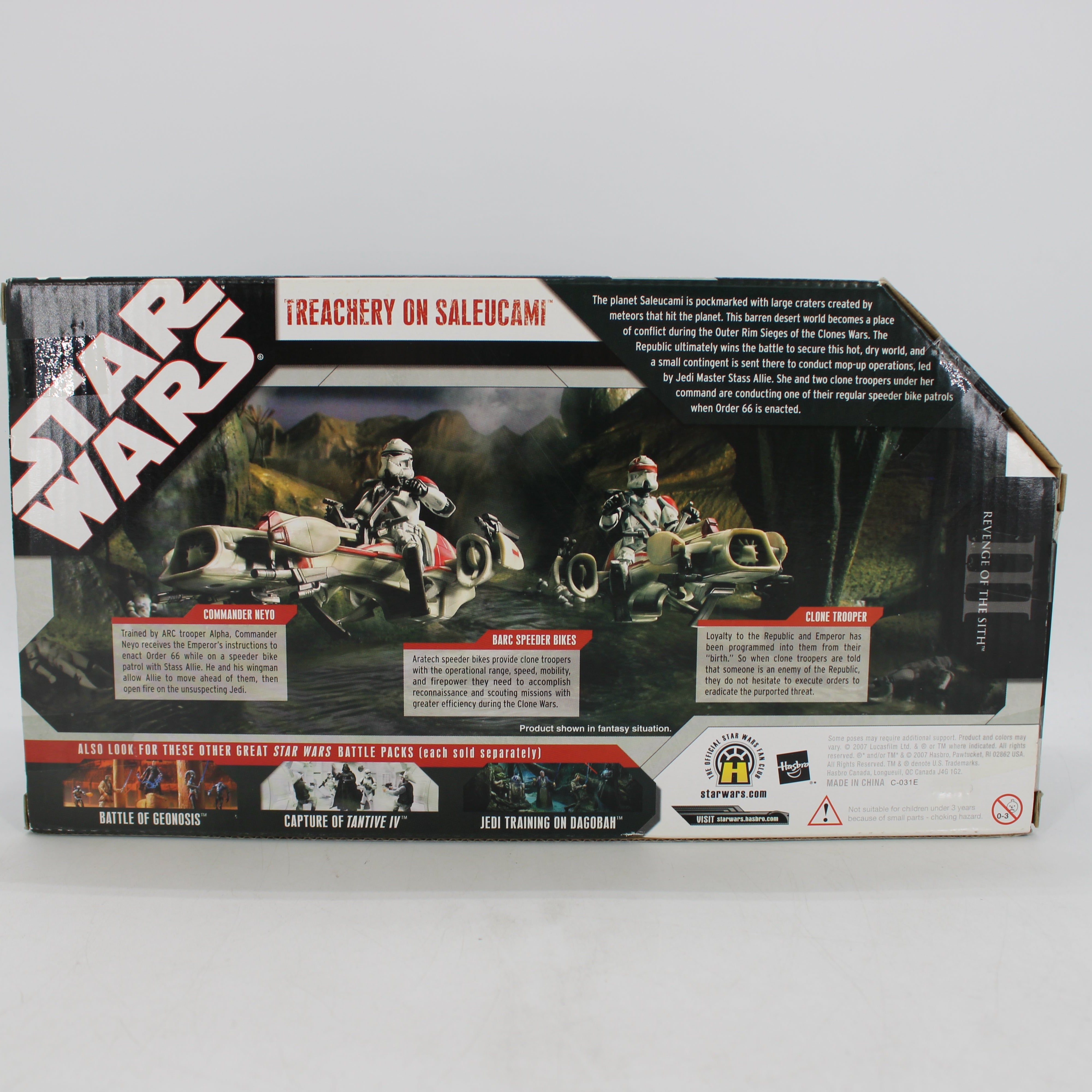 Star Wars Treachery Saleucami Battle Pack Light Shelf Wear Carded