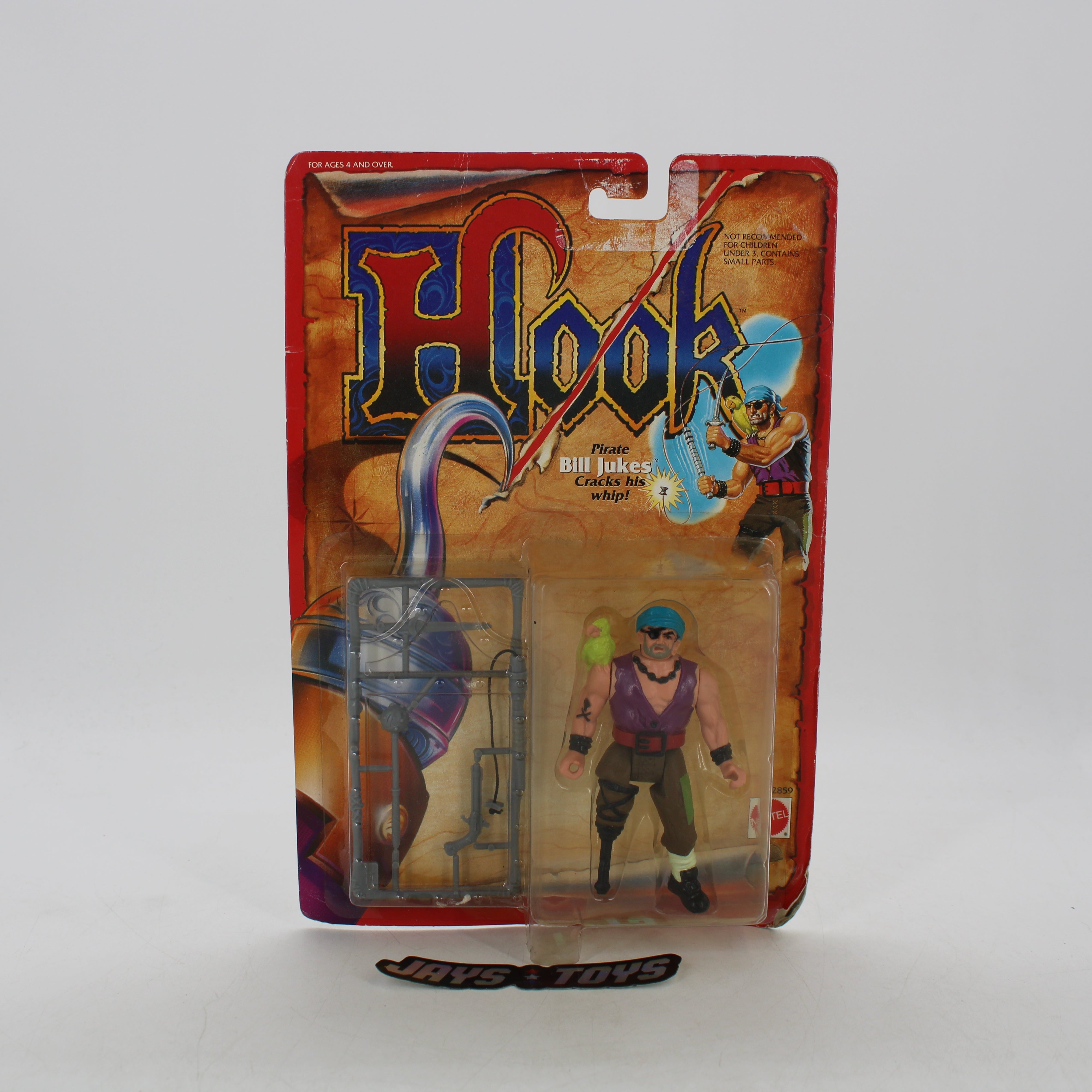 Pirate Bill Jukes Hook Mattel Action Figure