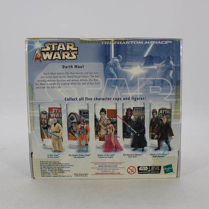 Star Wars The Phantom Menace Collectible Darth Maul Figure and Cup Set