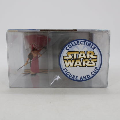 Star Wars Return of the Jedi Collectible Princess Leia Figure and Cup Set