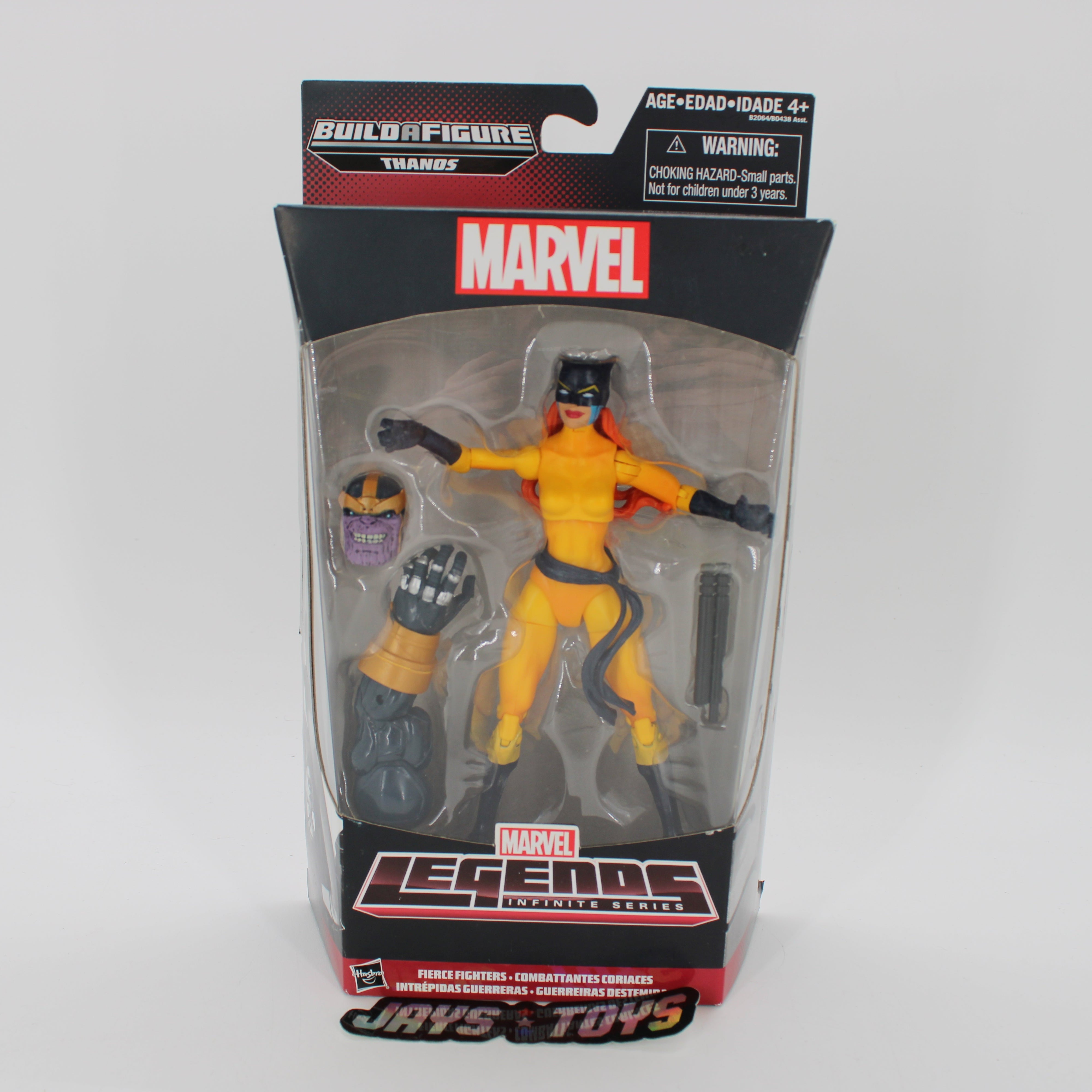 Hellcat Marvel Legends Infinite Series Fierce Fighters Action Figure (BAF Thanos)