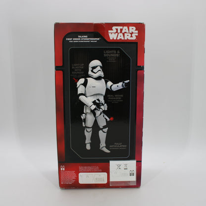Talking First Order Stormtrooper Star Wars Disney Store Action Figure