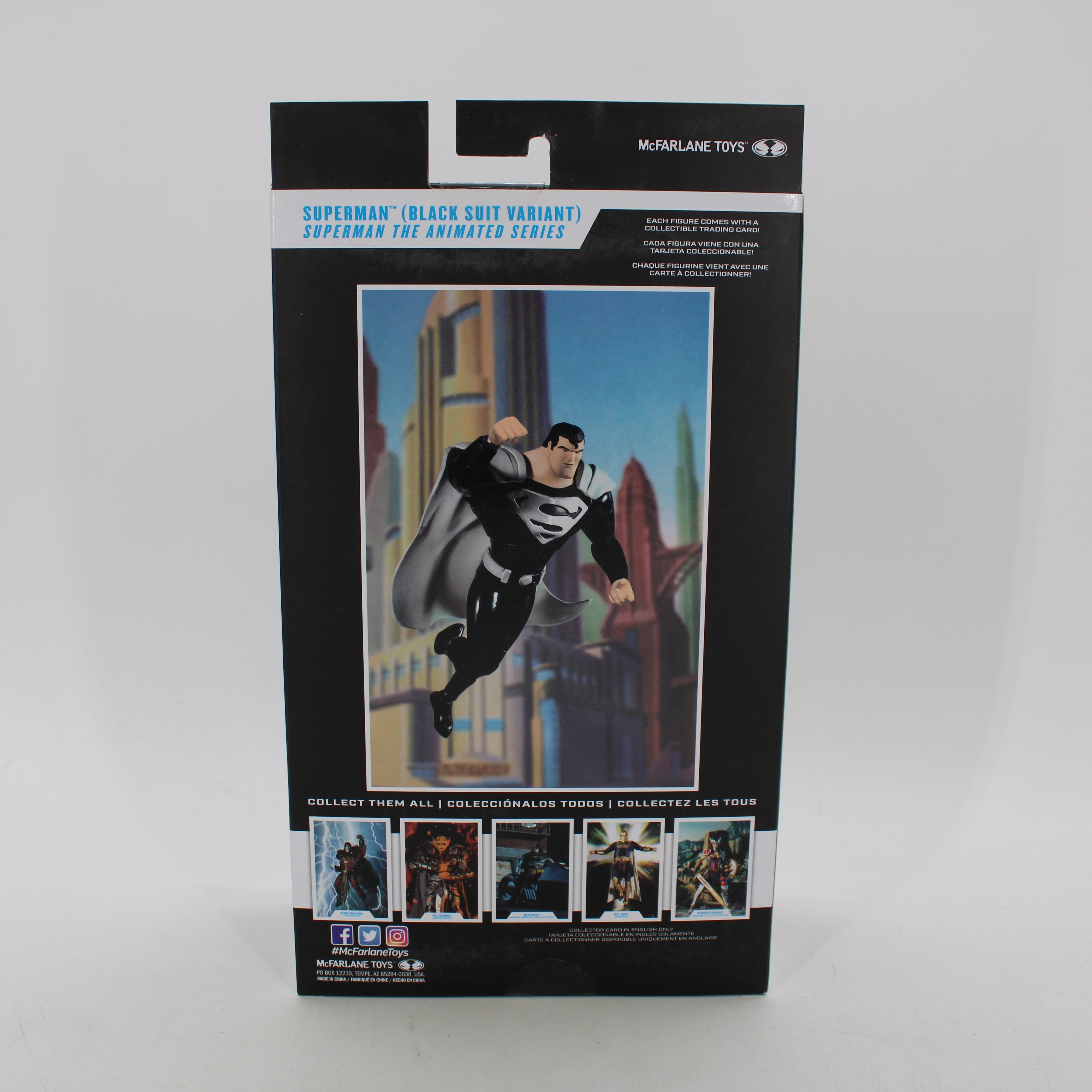 Superman (Black Suit Variant) DC Multiverse Superman the Animated Series Action Figure