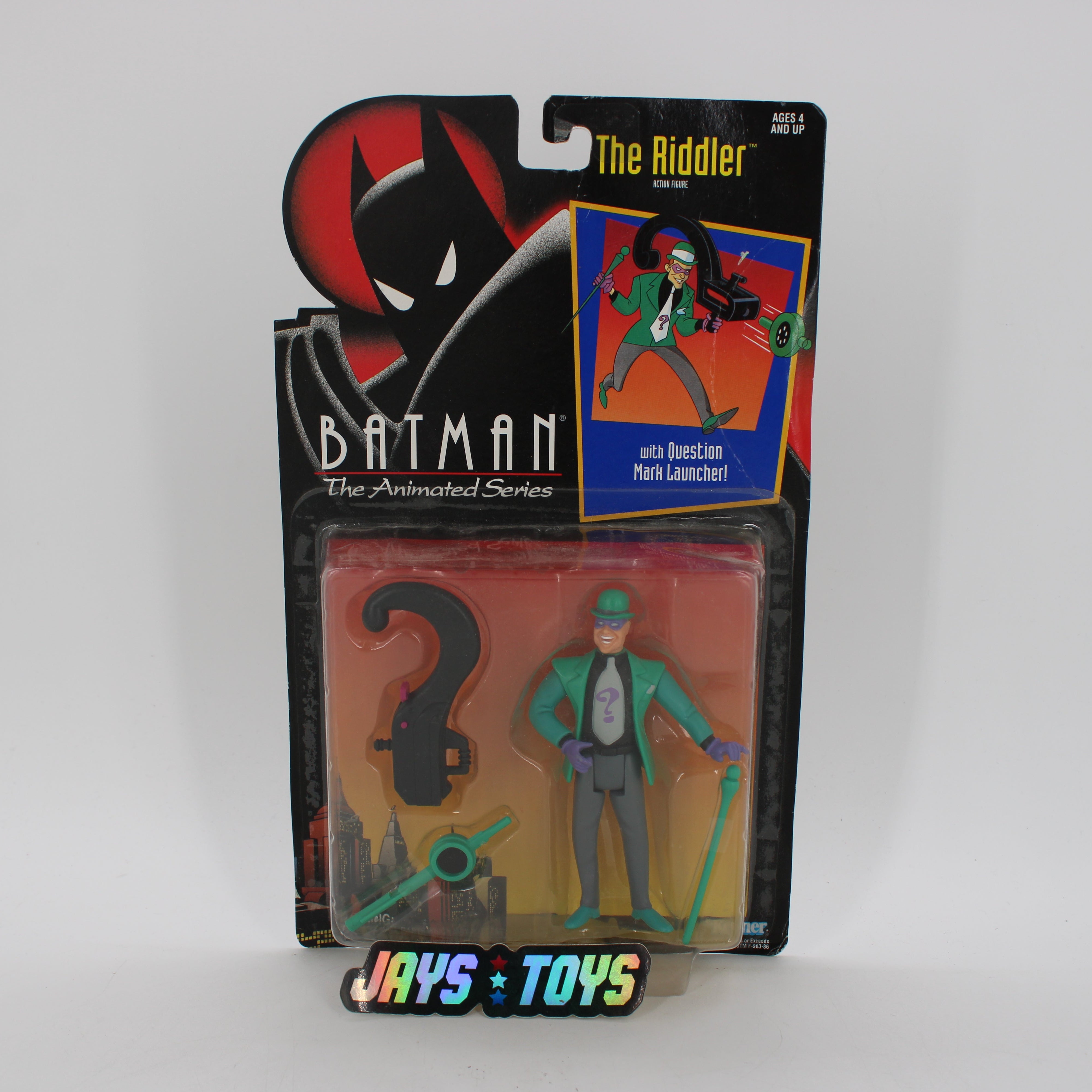 Off Brand Riddler The Riddler Batman Animated Series Action Figure Carded Moderate Wear ...