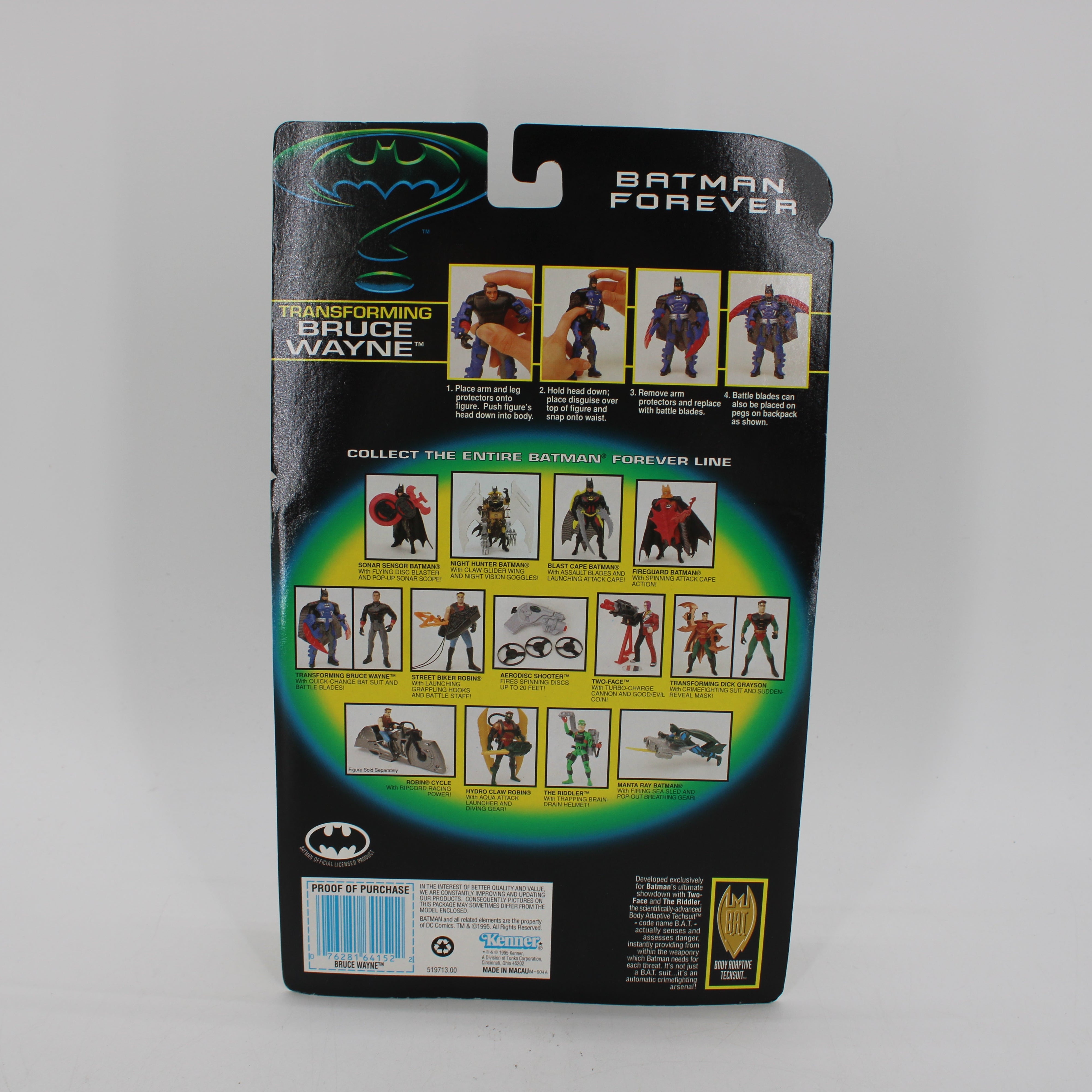 Transforming Bruce Wayne Batman Forever Action Figure