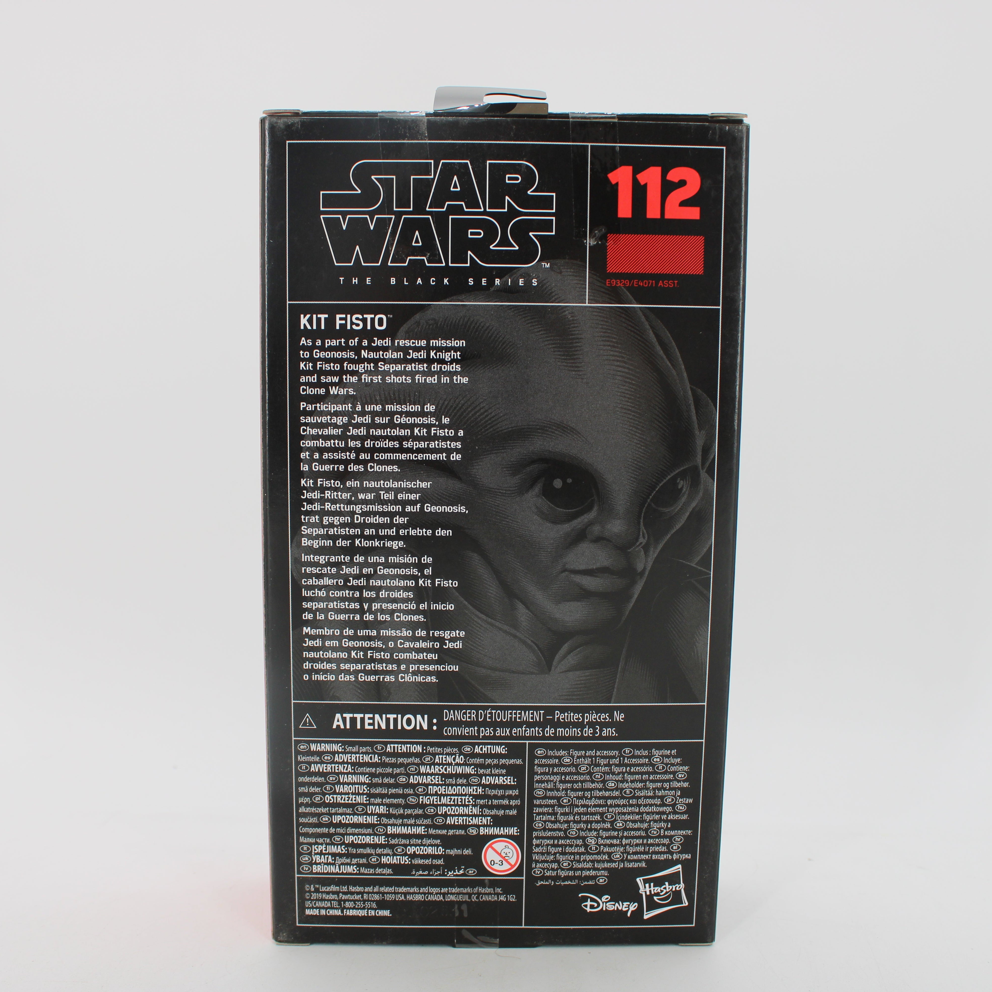 Star Wars The Black Series Kit Fisto Action Figure