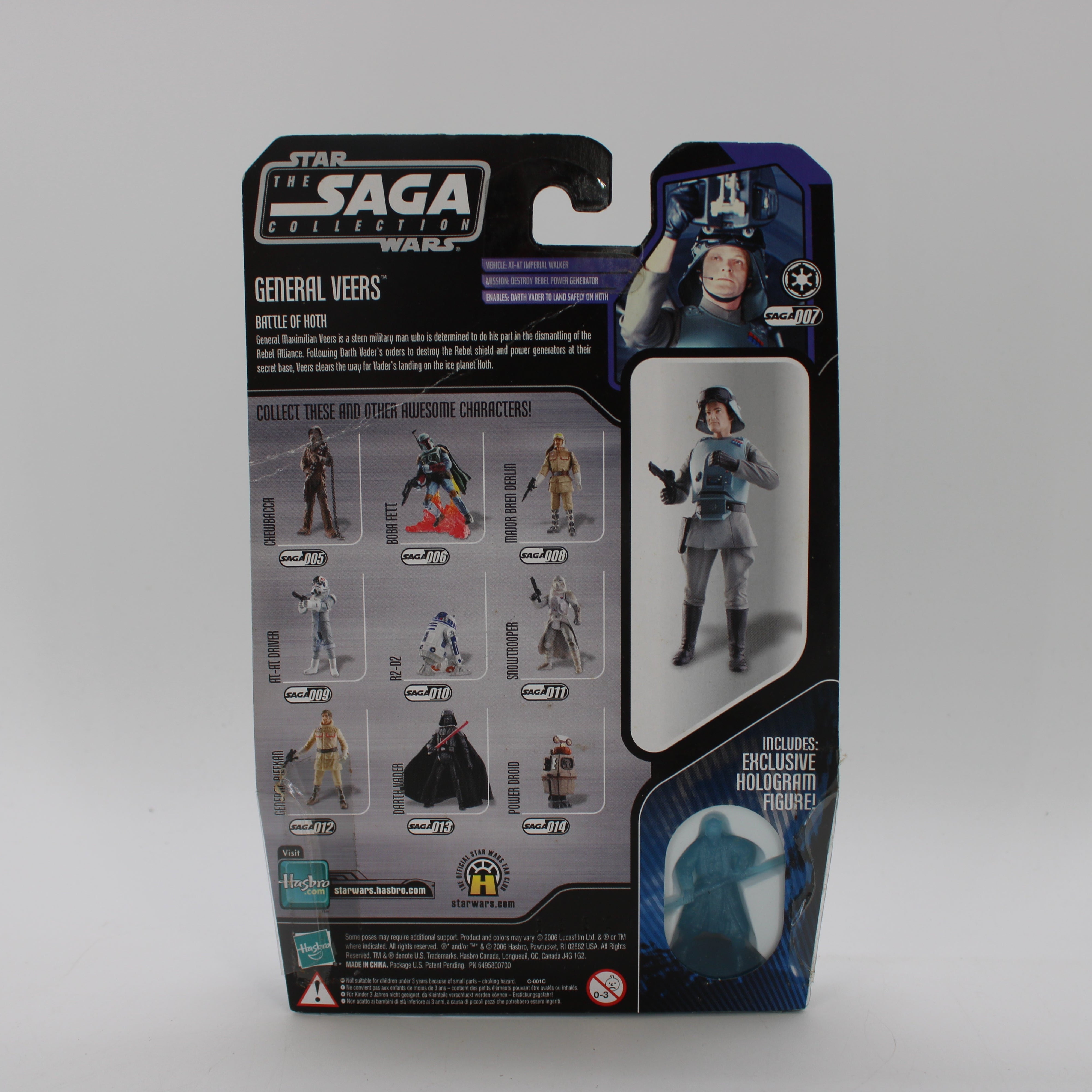 General Veers Star Wars The Saga Collection Action Figure