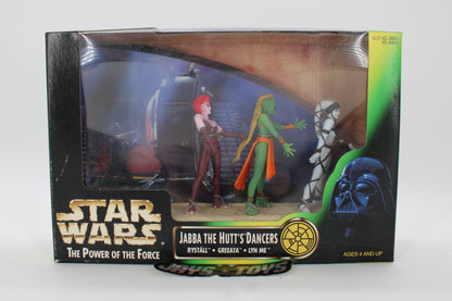 Jabba the Hutt's Dancers Star Wars The Power of the Force Action Figure Set