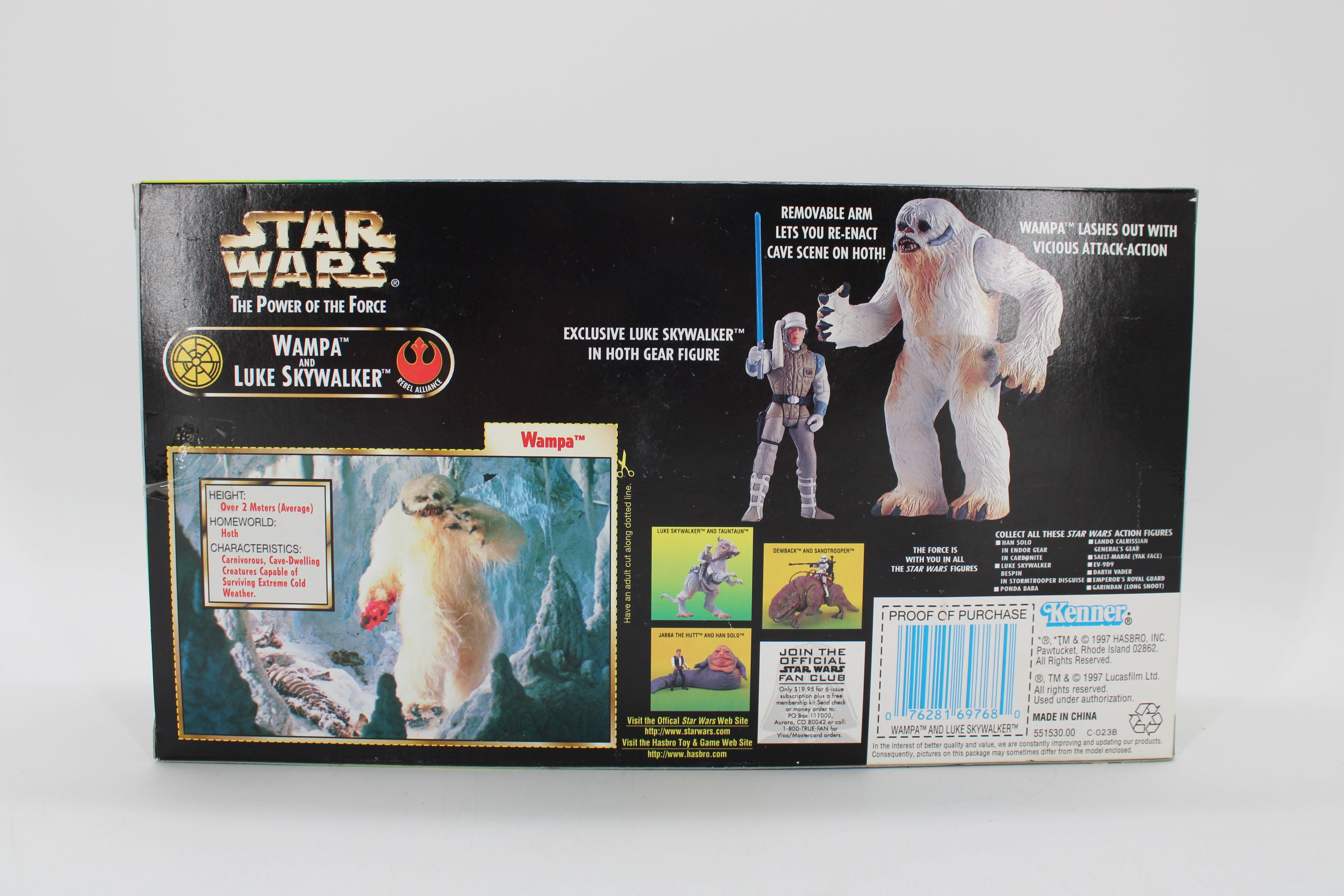 Wampa and Luke Skywalker Star Wars The Power of the Force Action Figure Set