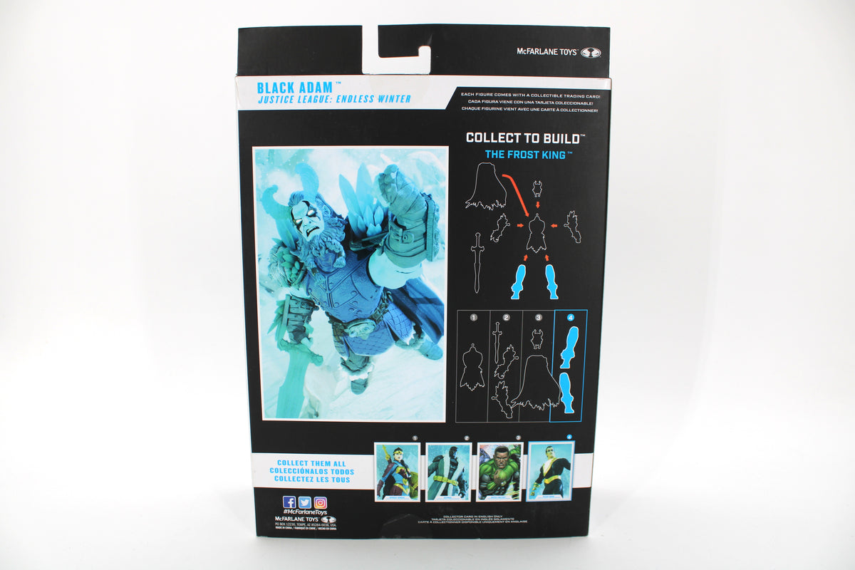 Black Adam DC Multiverse Justice League: Endless Winter Action Figure (Build The Frost King)