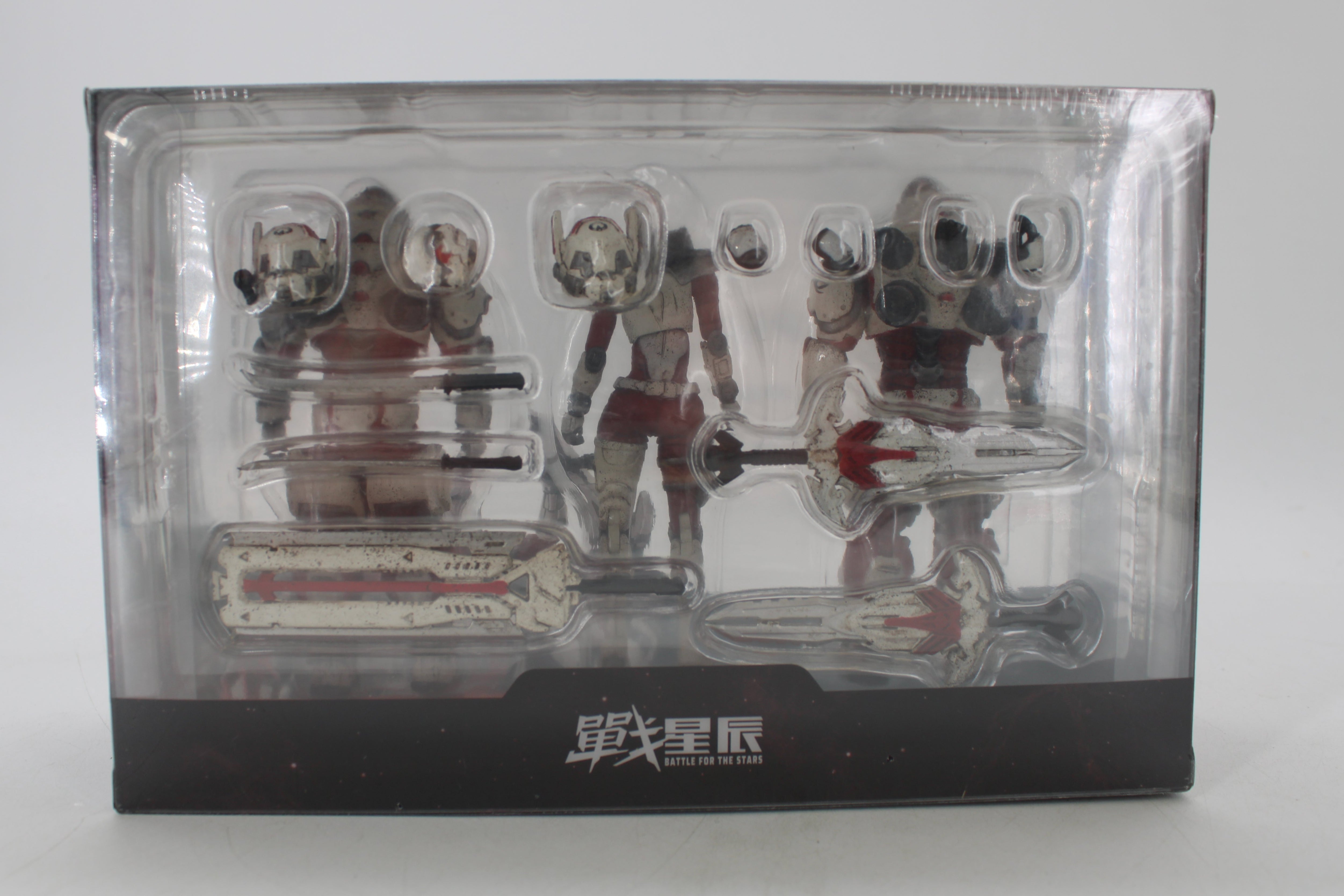 JOYTOY Battle for the Stars Saluk White Flame Legion 1:18 Action Figure Set