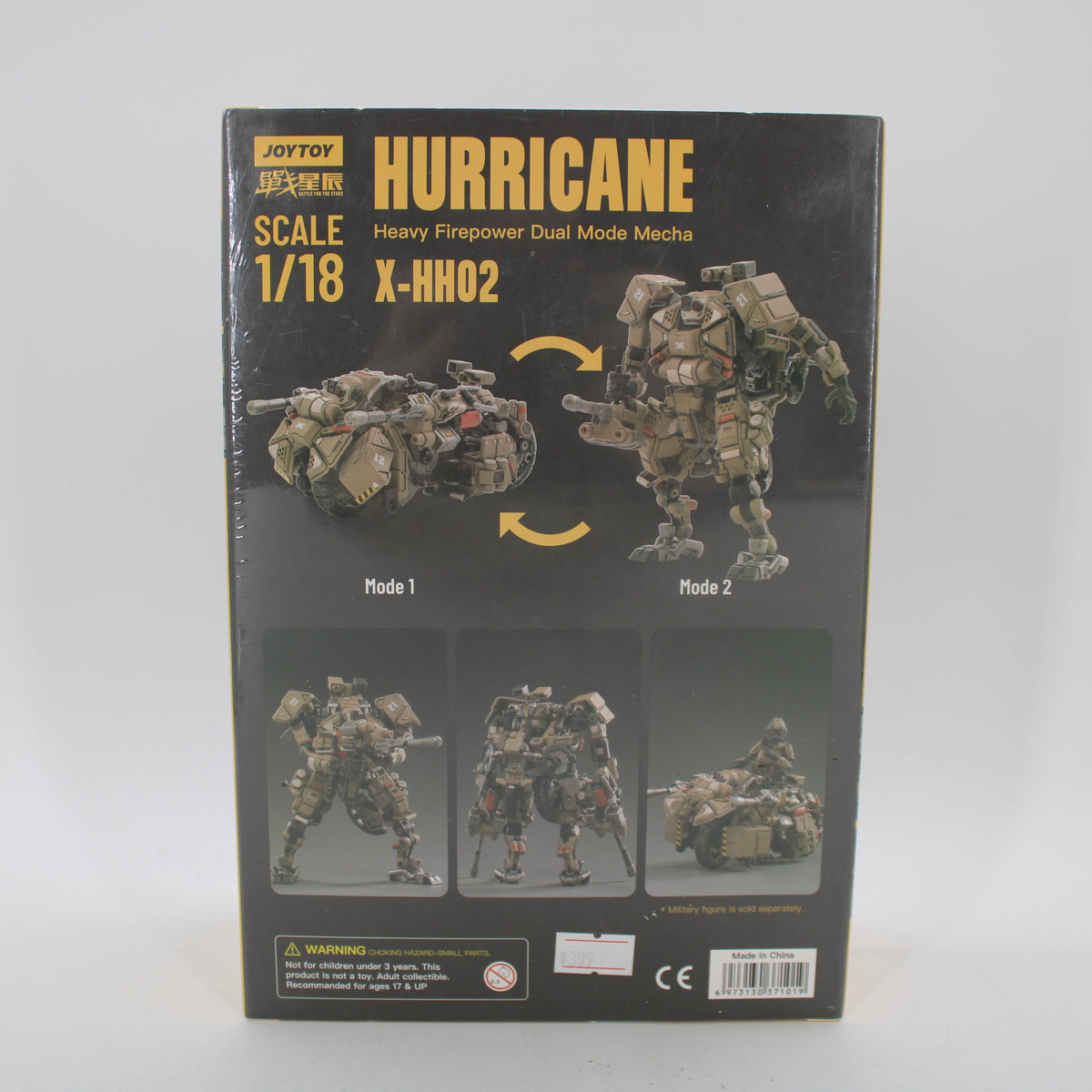 JOYTOY X-HH02 Hurricane Battle for the Stars 1:18 Action Figure