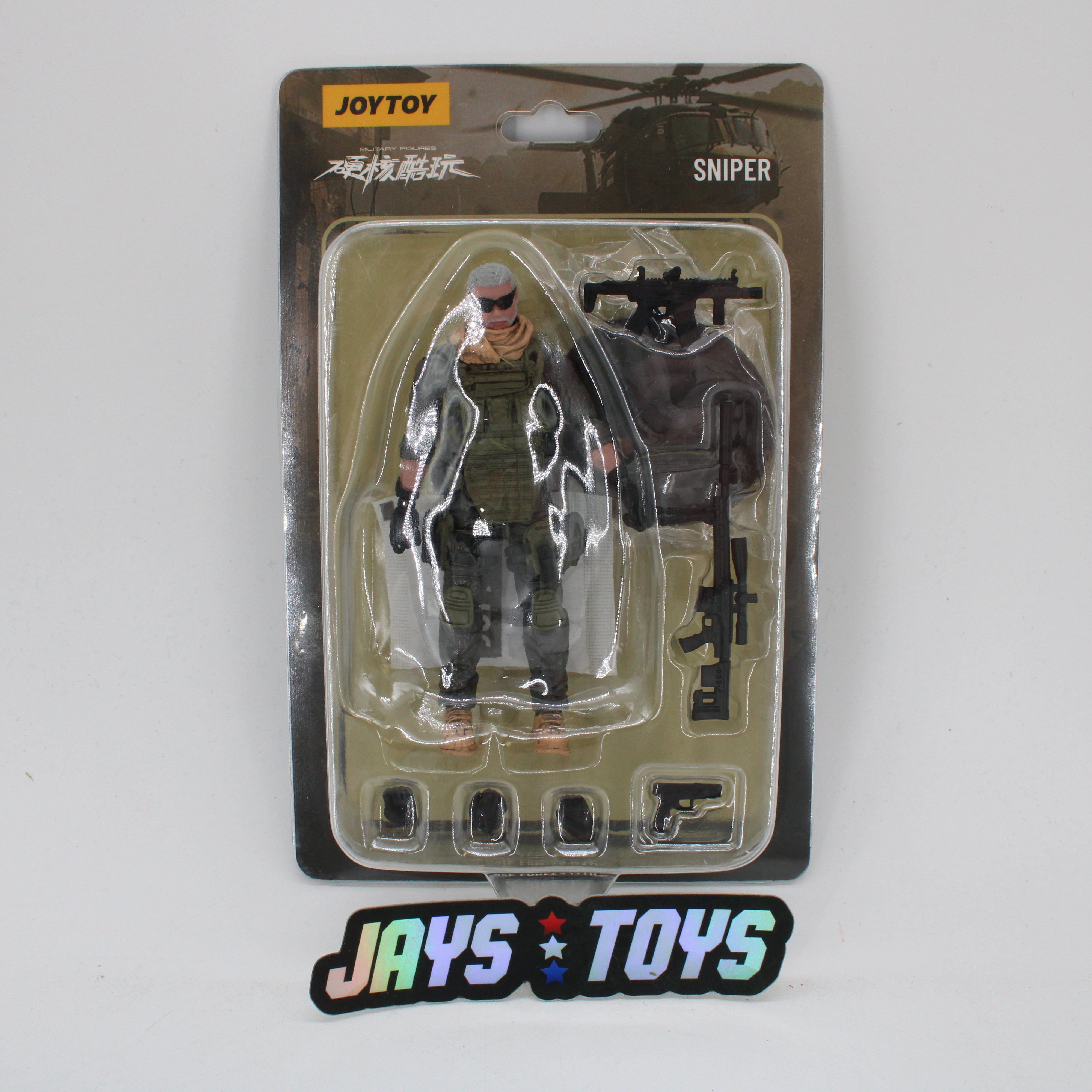JOYTOY Naro Defense Forces 13th Assault Squad Sniper 1:18 Action Military Figure