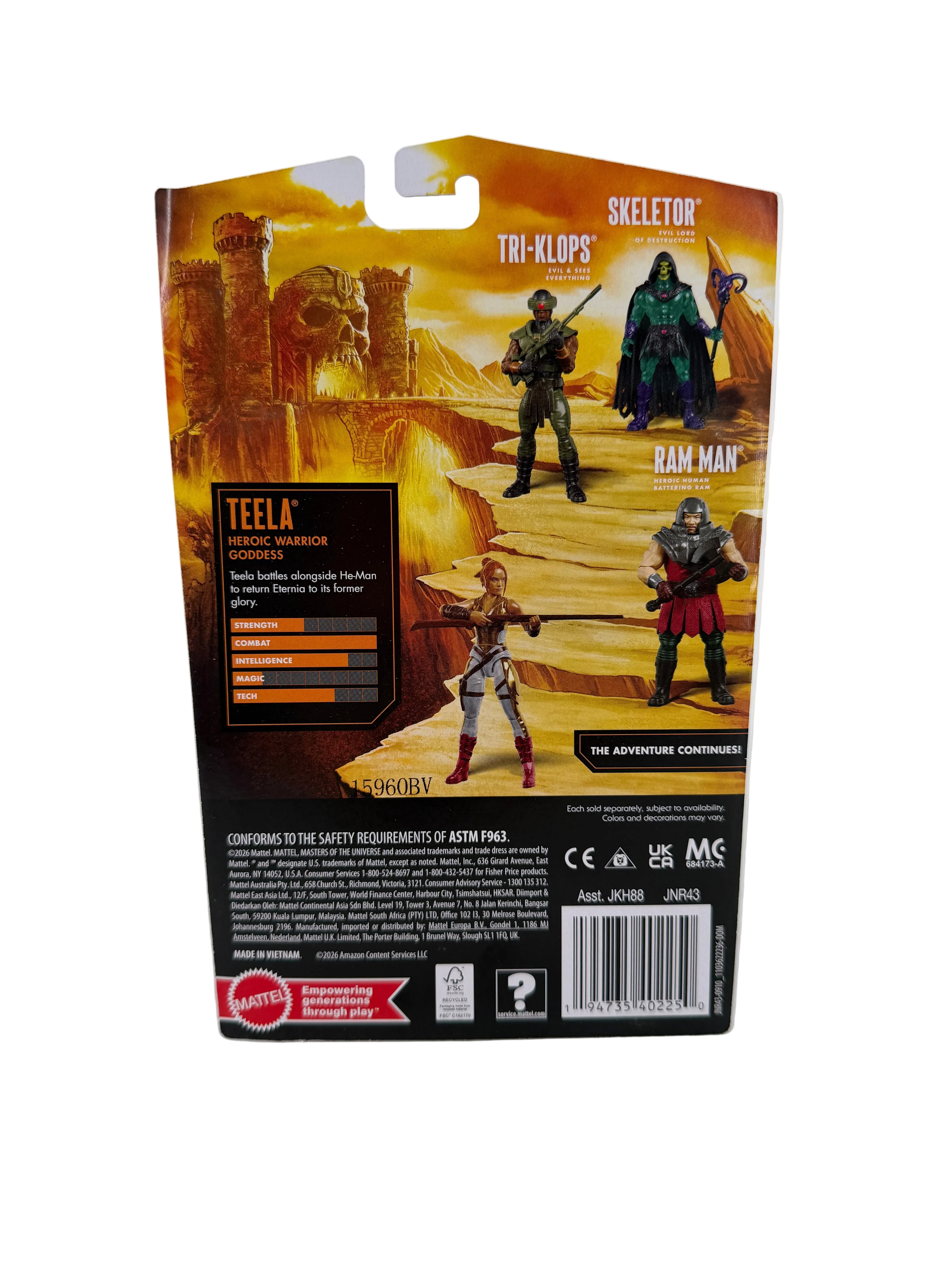 Masters of the Universe (2026) Core Teela (Version 2) Action Figure