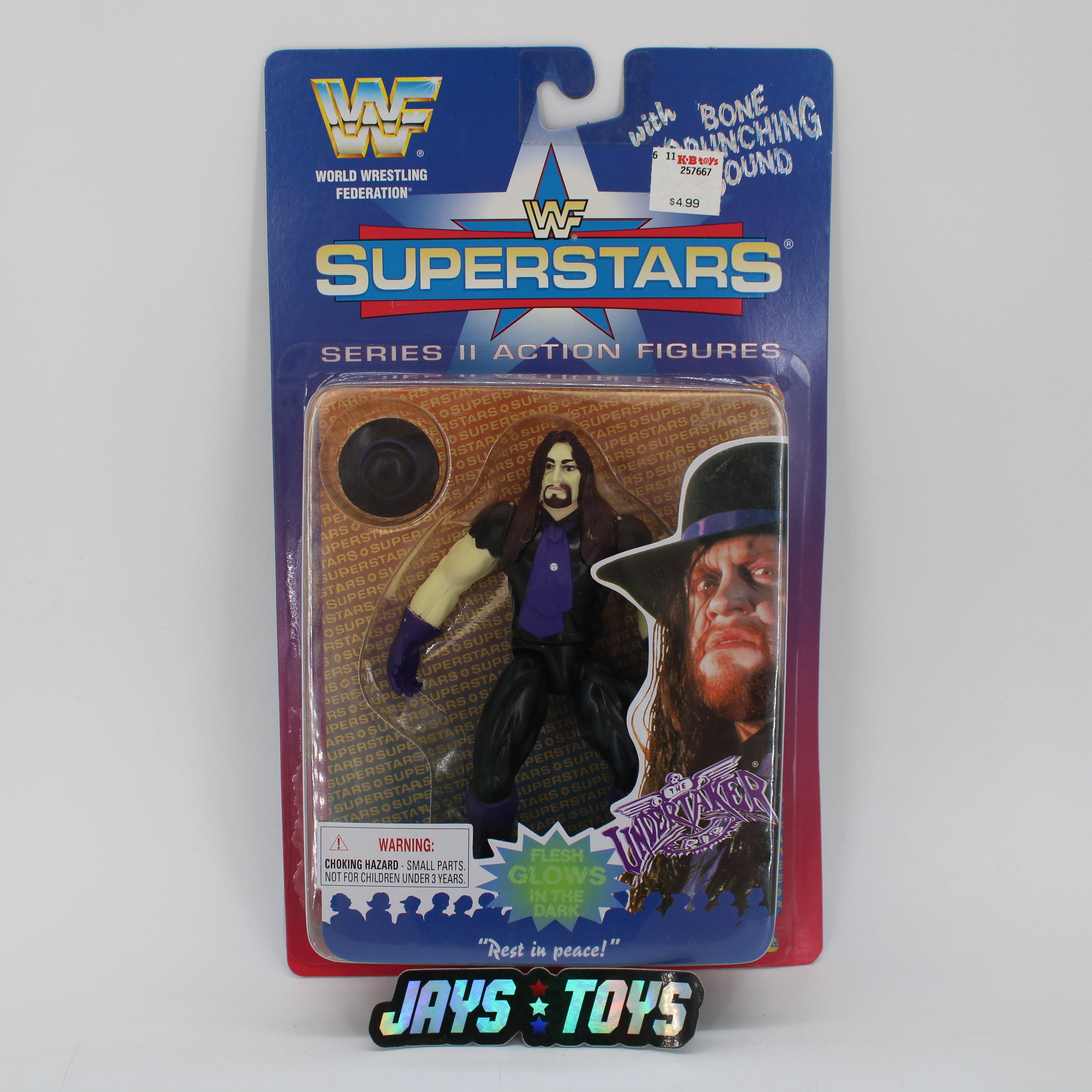 The Undertaker (Glow in the Dark) WWF Superstars Series II Action Figure