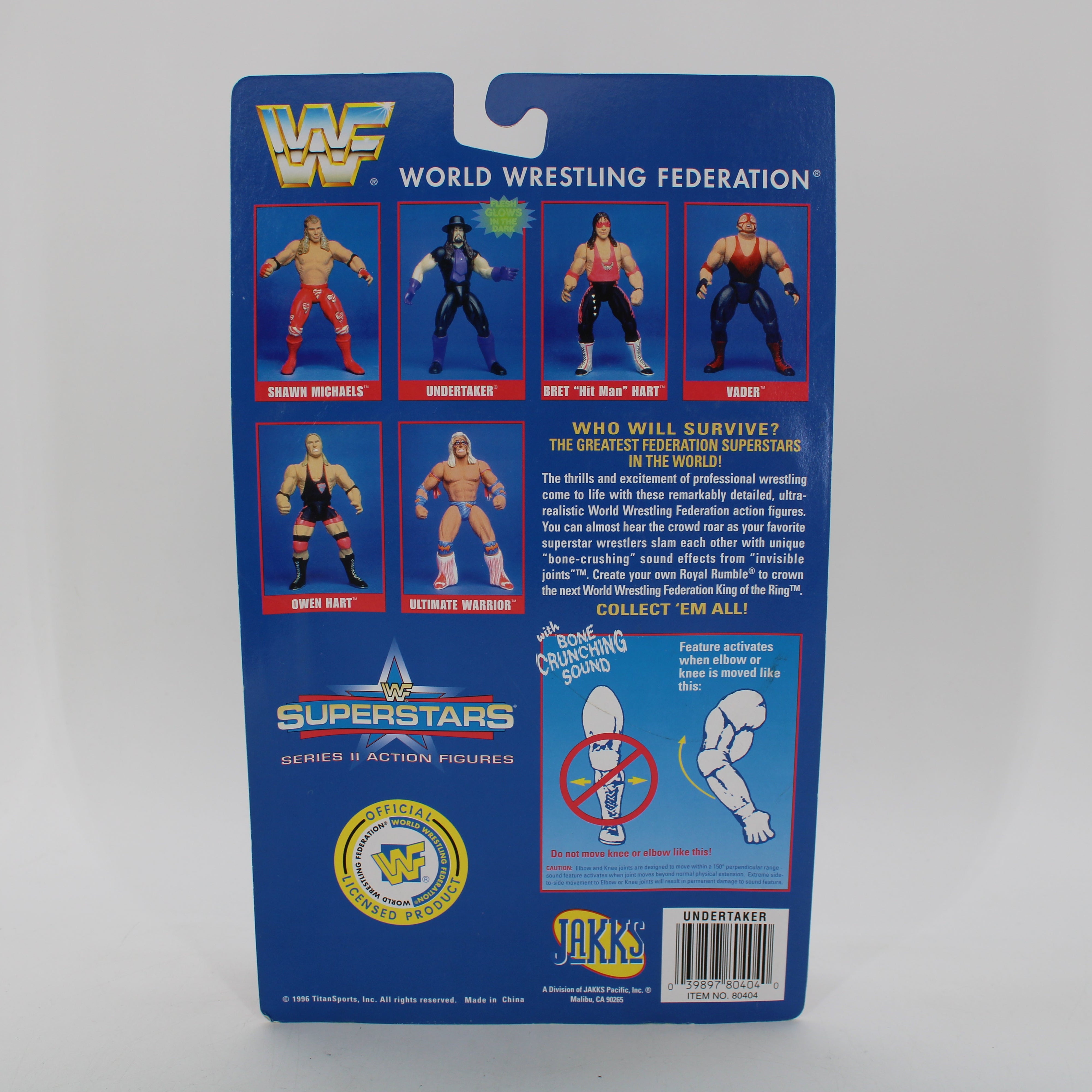 The Undertaker (Glow in the Dark) WWF Superstars Series II Action Figure