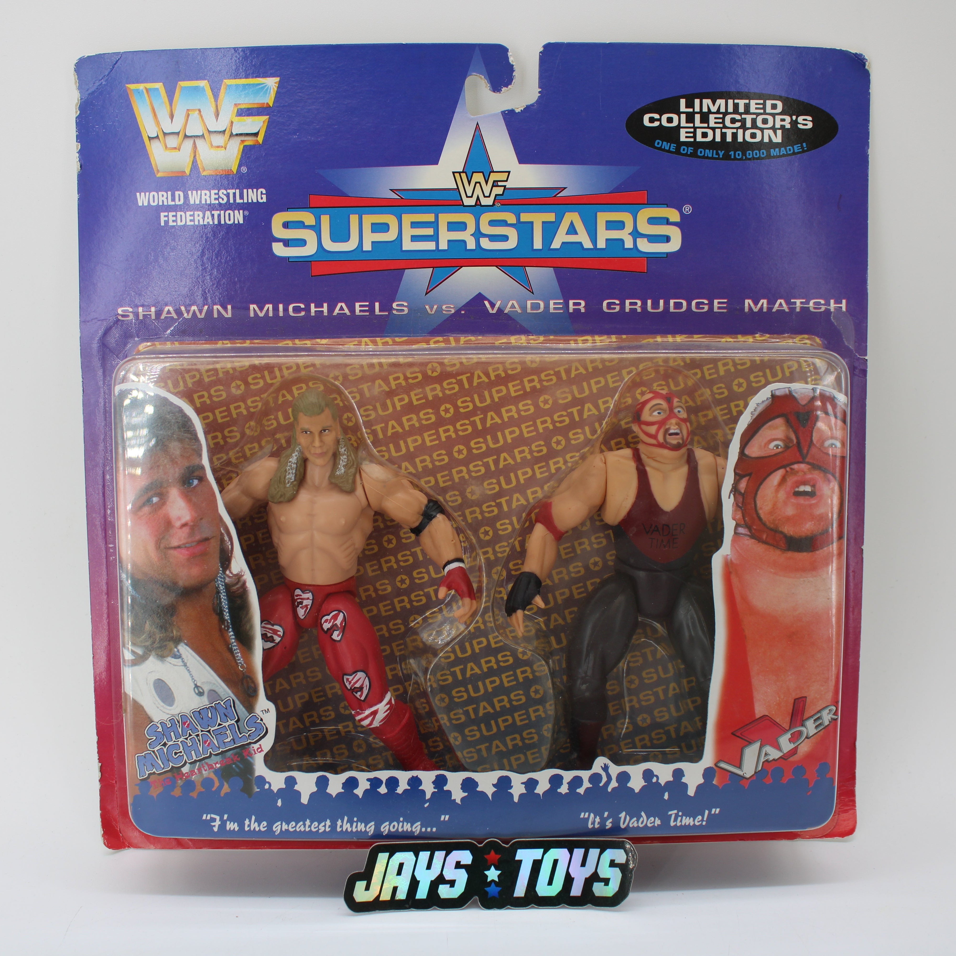 Shawn Michaels Vs. Vader Grudge Match WWF Superstars Action Figure Set