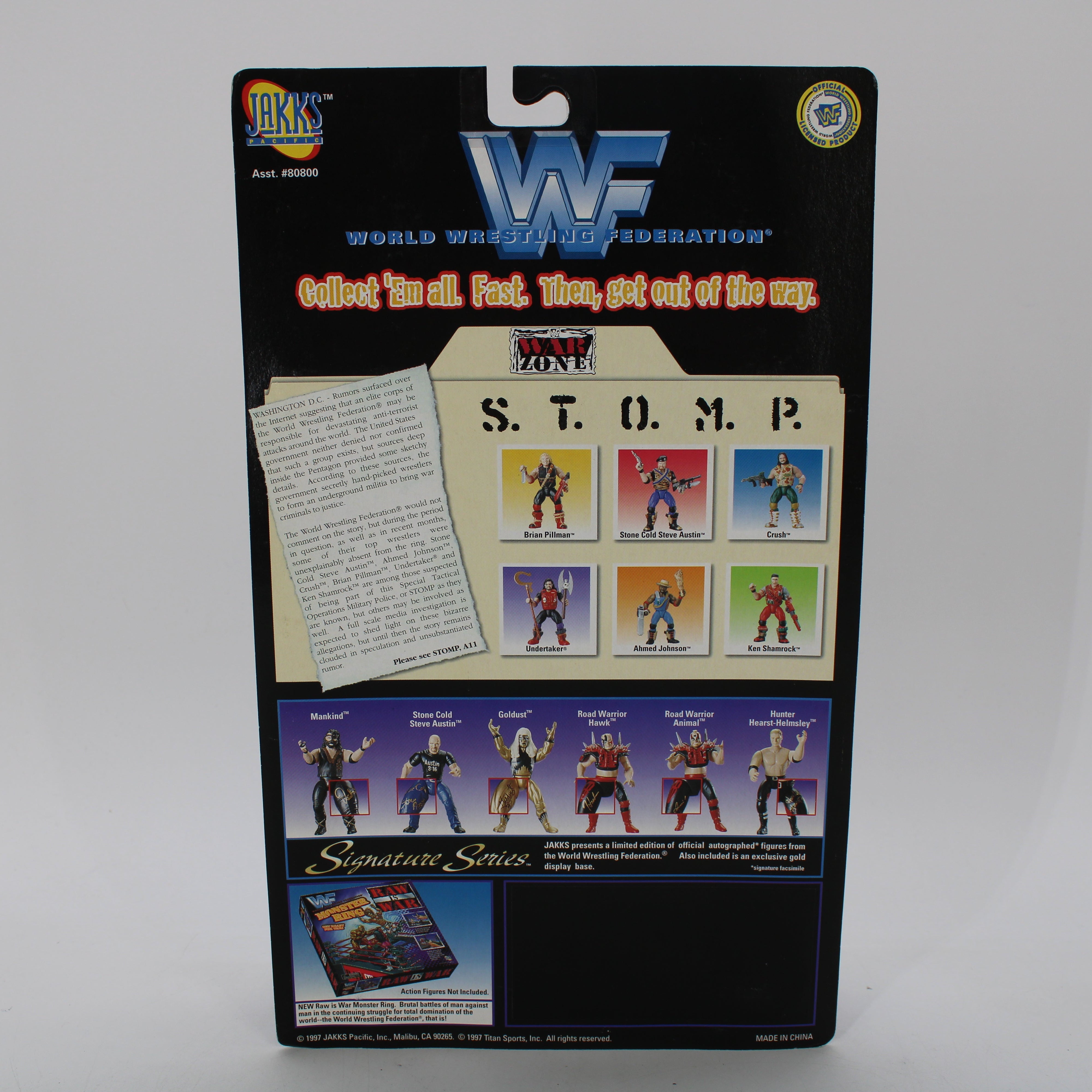 Ken Shamrock WWF S.T.O.M.P. Warzone Series 1 Action Figure