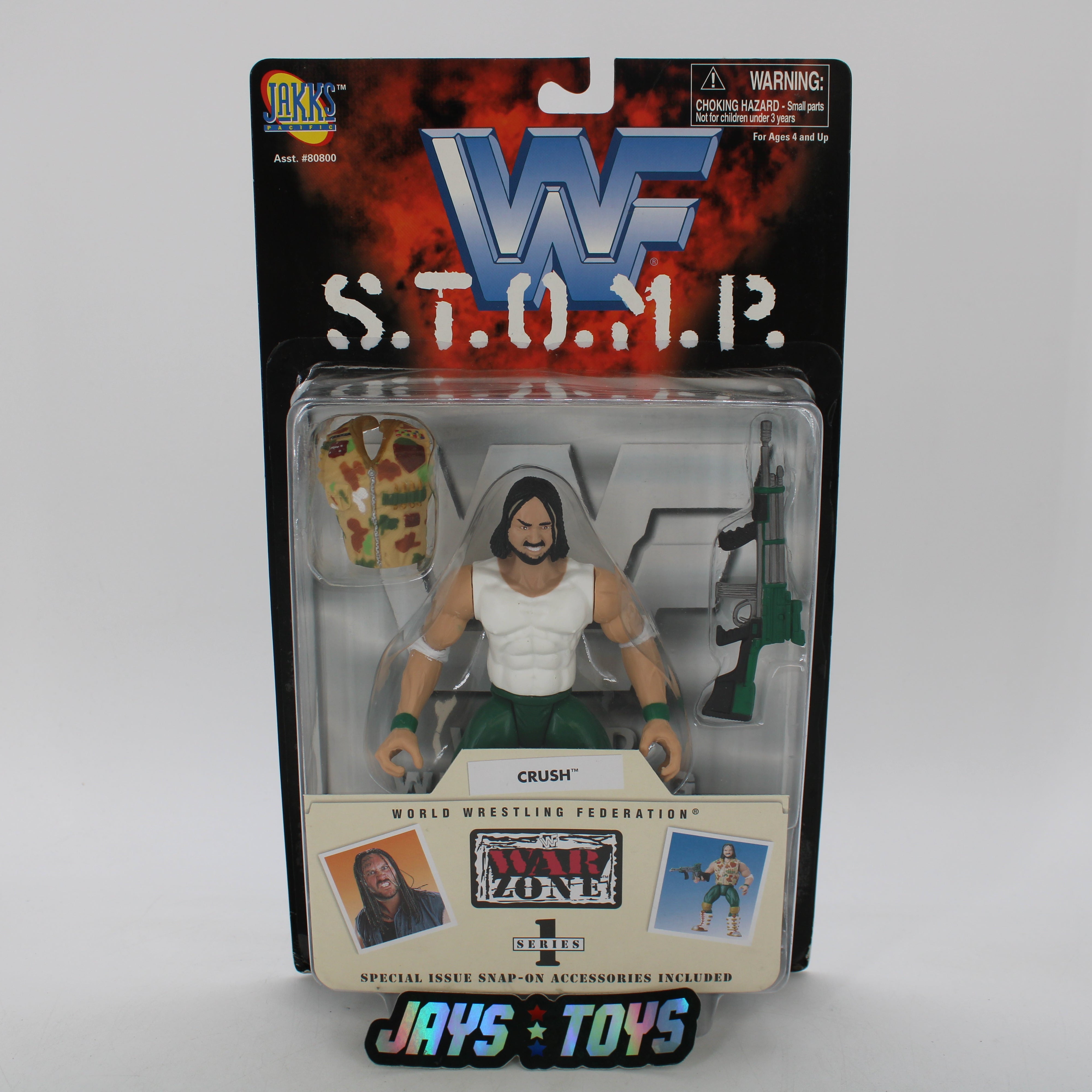 Crush WWF S.T.O.M.P. Warzone Series 1 Action Figure